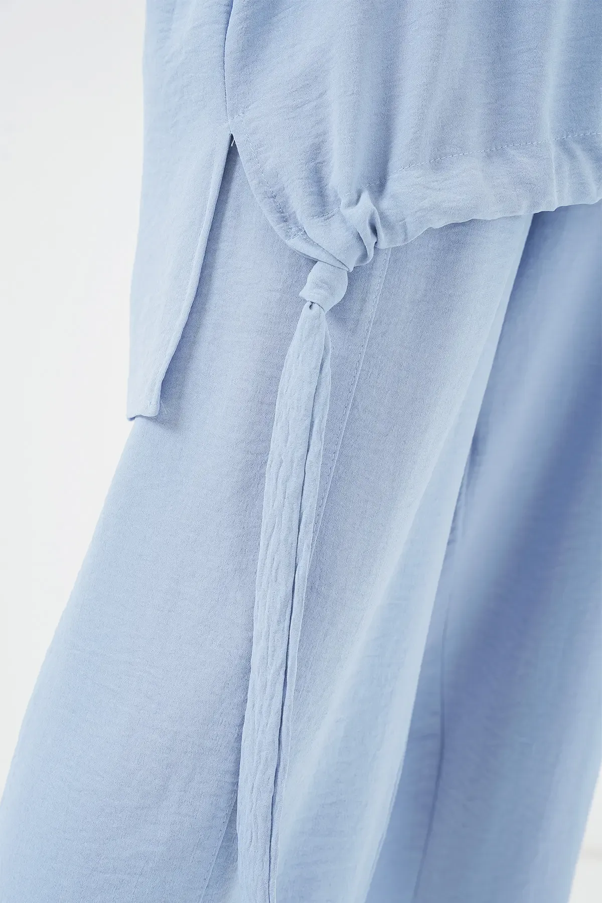 6682 Tunik Pantolon İkili Takım - Mavi