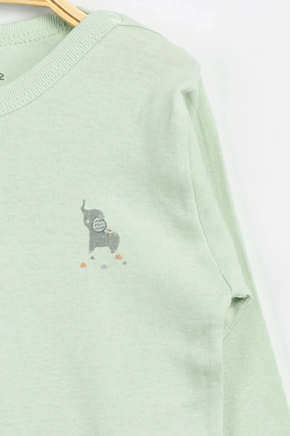 Aziz Bebe Erkek Kız Bebek Çıtçıtlı % 100 Pamuk Body & Zıbın 0 Ay - 12 Ay