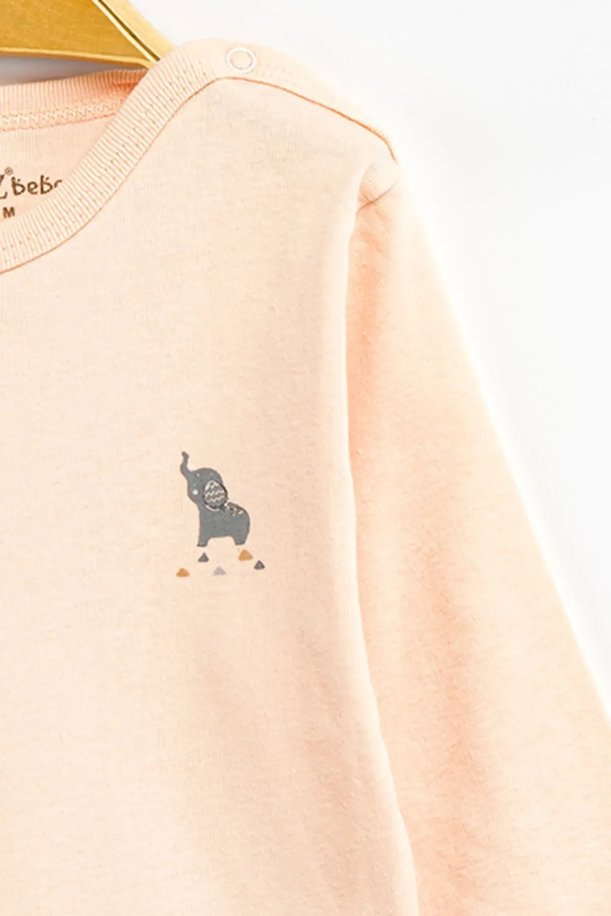 Aziz Bebe Erkek Kız Bebek Çıtçıtlı % 100 Pamuk Body & Zıbın 0 Ay - 12 Ay