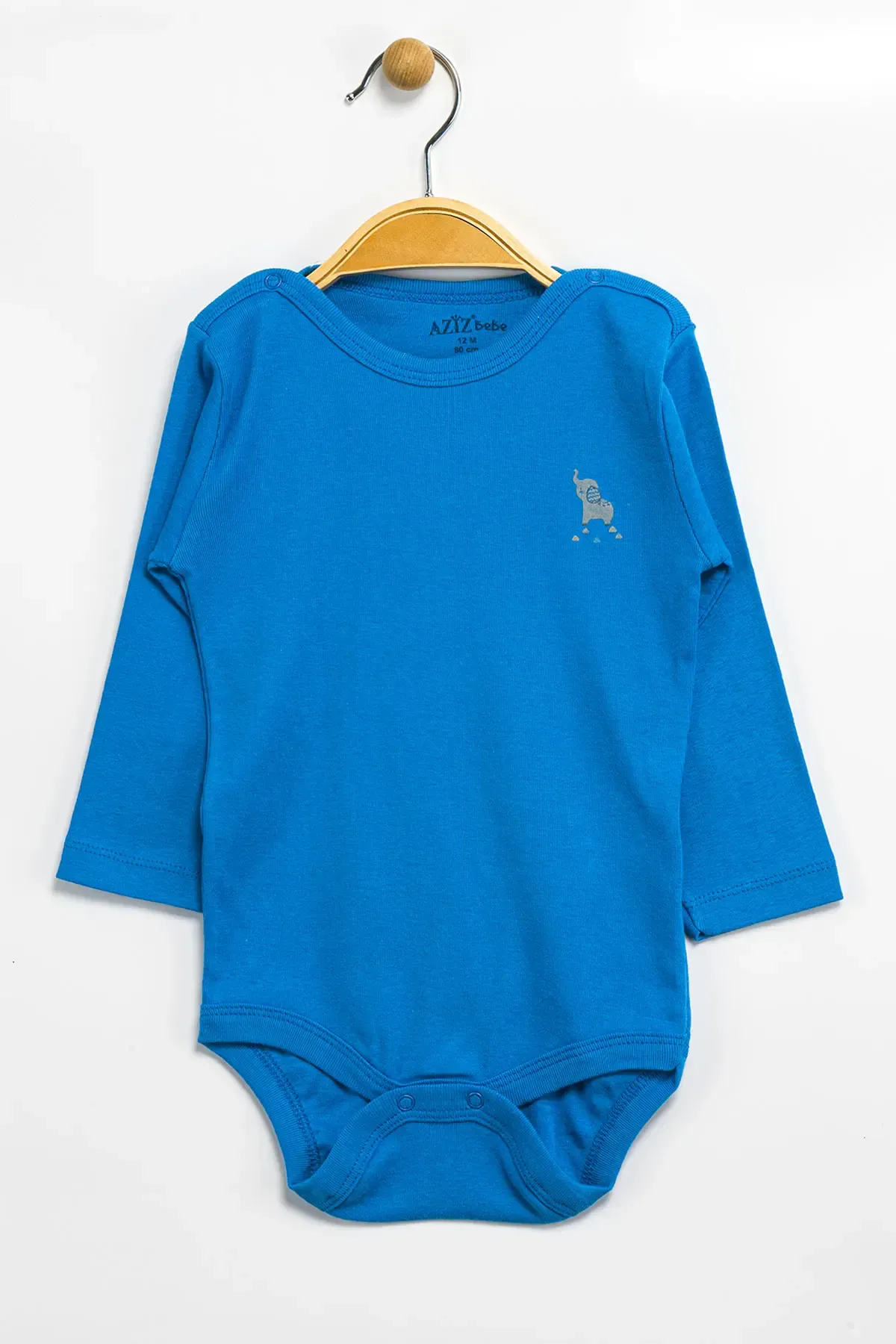 Aziz Bebe Erkek Kız Bebek Çıtçıtlı % 100 Pamuk Body & Zıbın 0 Ay - 12 Ay