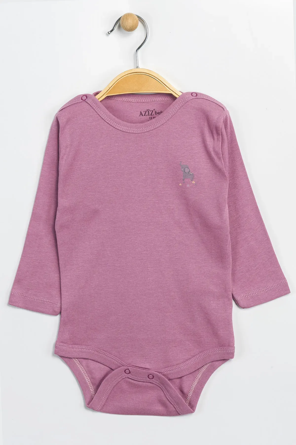 Aziz Bebe Erkek Kız Bebek Çıtçıtlı % 100 Pamuk Body & Zıbın 0 Ay - 12 Ay