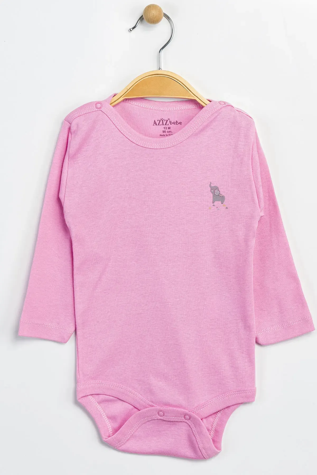 Aziz Bebe Erkek Kız Bebek Çıtçıtlı % 100 Pamuk Body & Zıbın 0 Ay - 12 Ay
