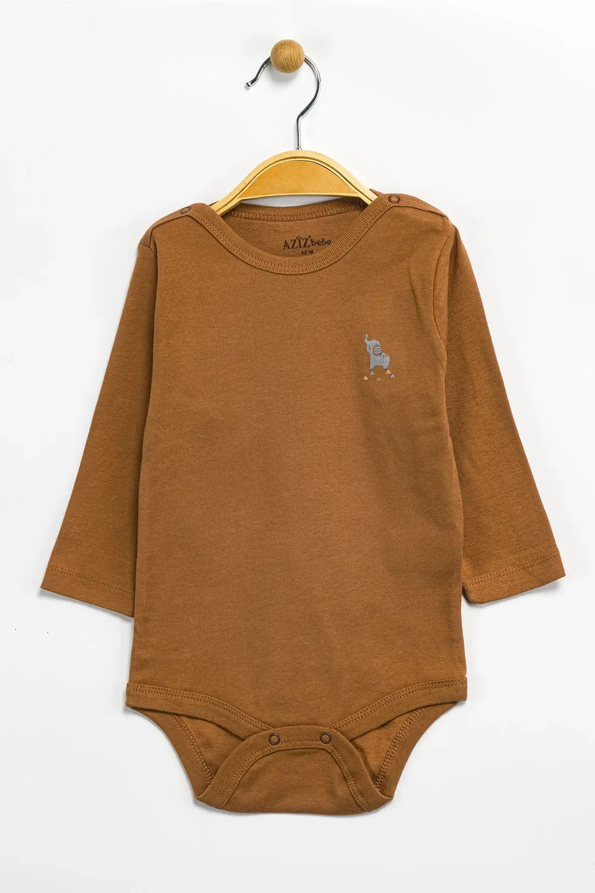 Aziz Bebe Erkek Kız Bebek Çıtçıtlı % 100 Pamuk Body & Zıbın 0 Ay - 12 Ay