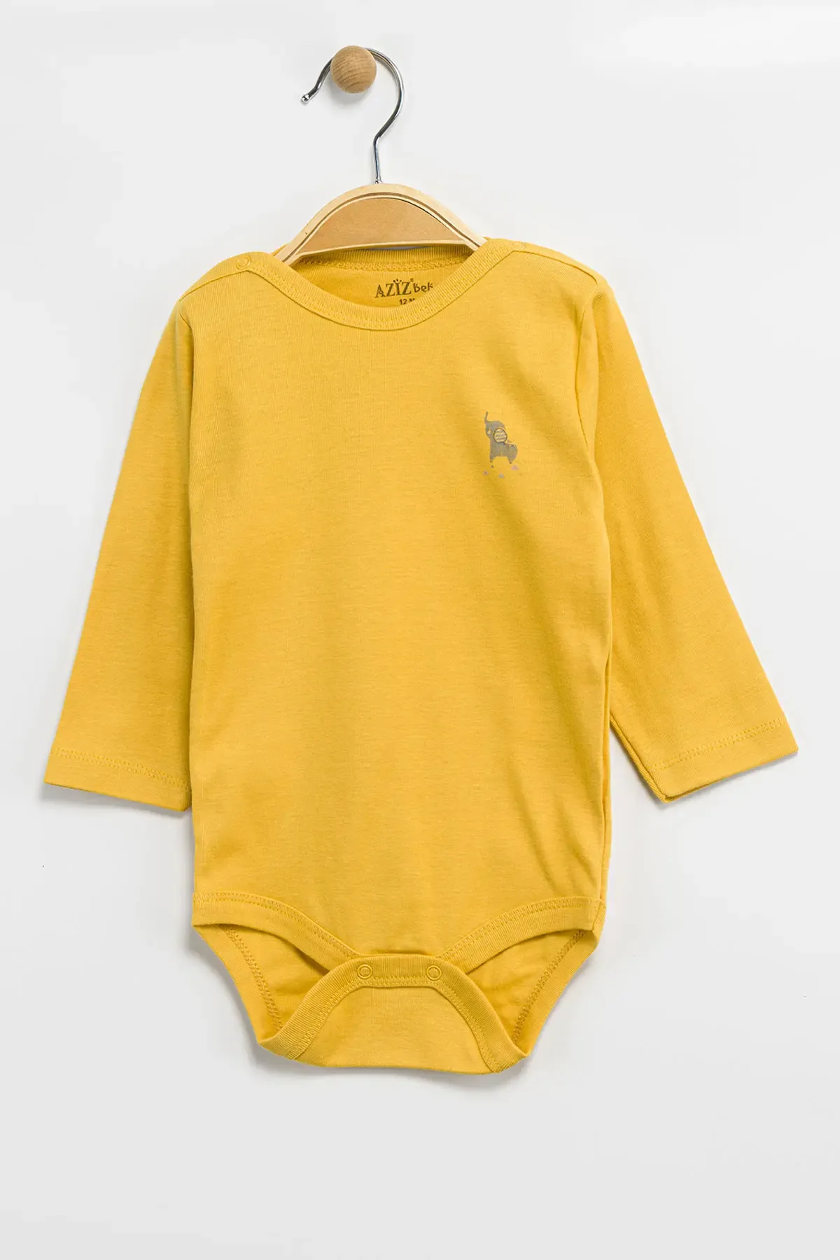 Aziz Bebe Erkek Kız Bebek Çıtçıtlı % 100 Pamuk Body & Zıbın 0 Ay - 12 Ay