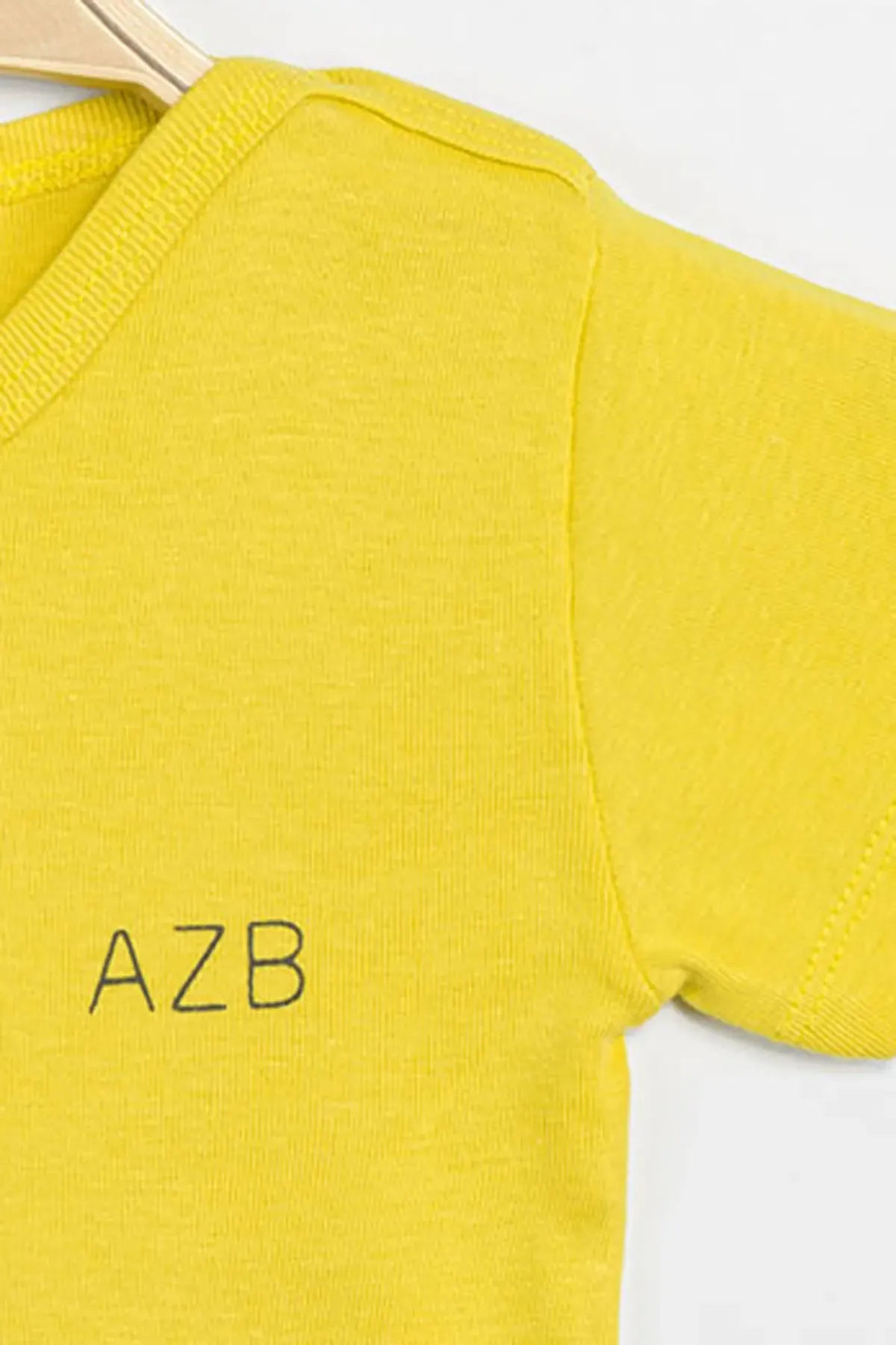 Aziz Bebe Erkek Kız Bebek Çıtçıtlı % 100 Pamuk Body & Zıbın