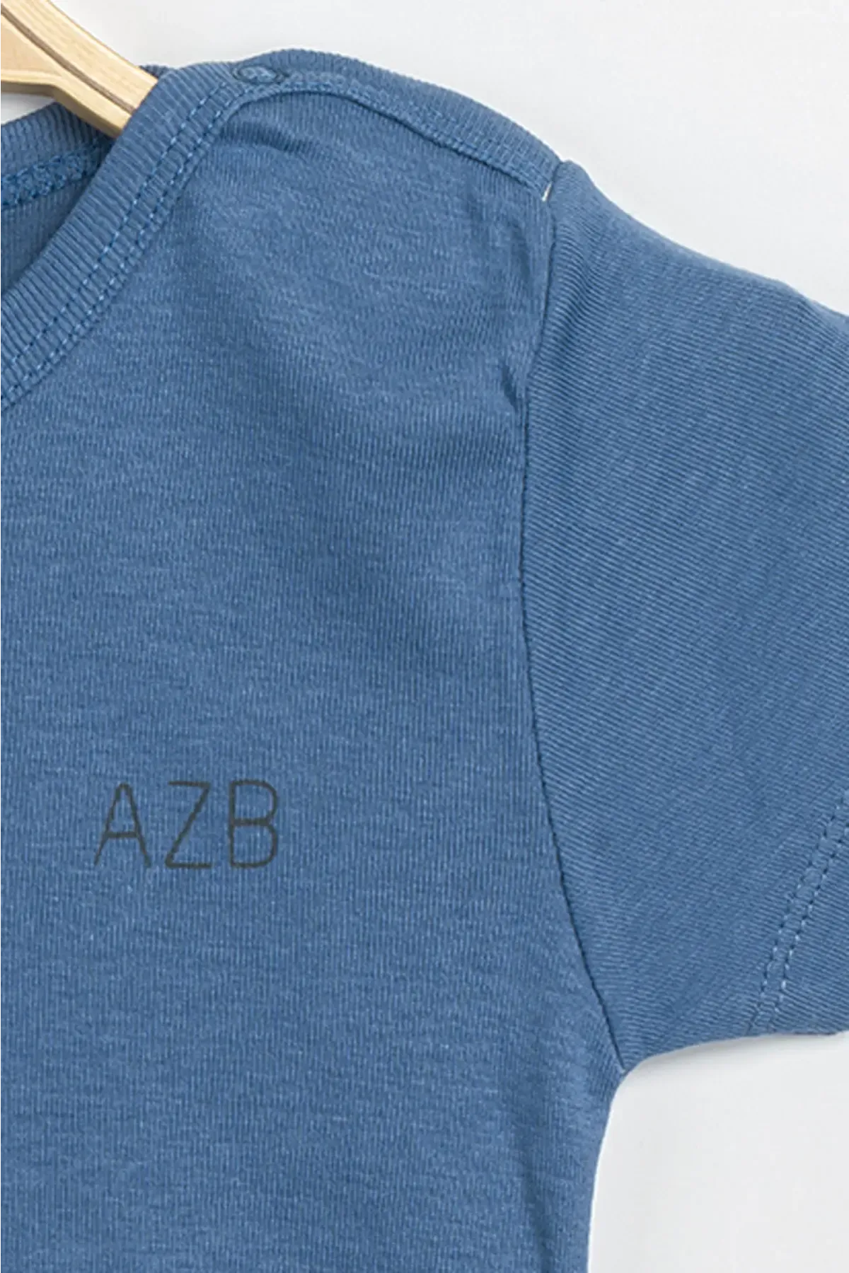 Aziz Bebe Erkek Kız Bebek Çıtçıtlı % 100 Pamuk Body & Zıbın