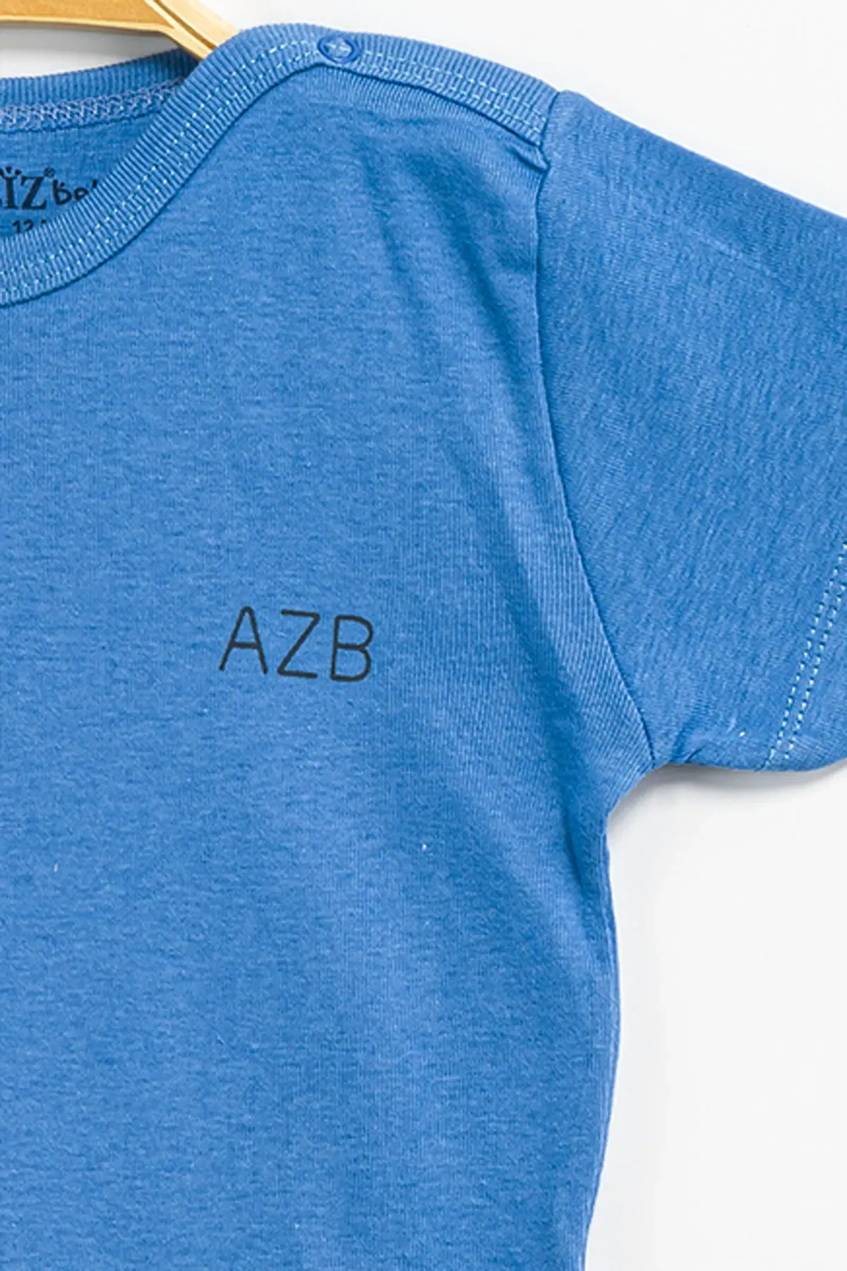 Aziz Bebe Erkek Kız Bebek Çıtçıtlı % 100 Pamuk Body & Zıbın