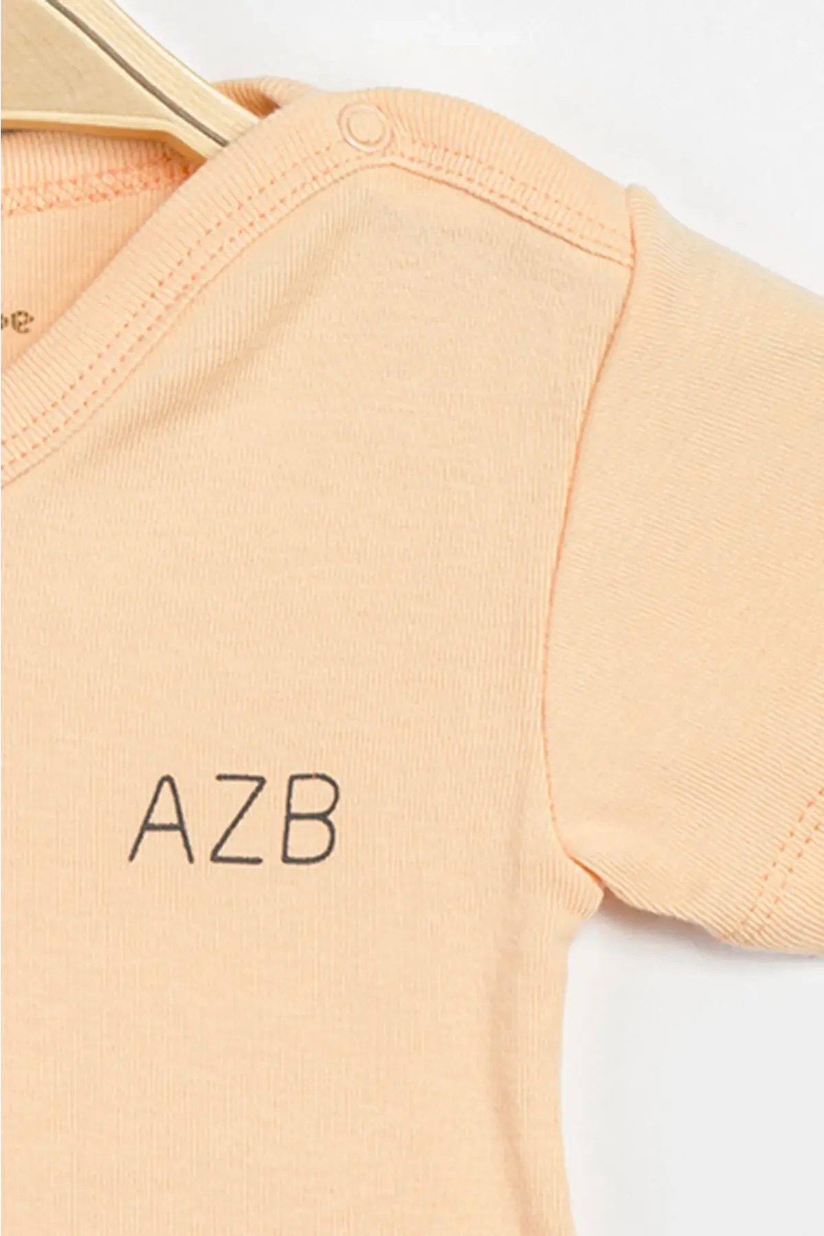 Aziz Bebe Erkek Kız Bebek Çıtçıtlı % 100 Pamuk Body & Zıbın