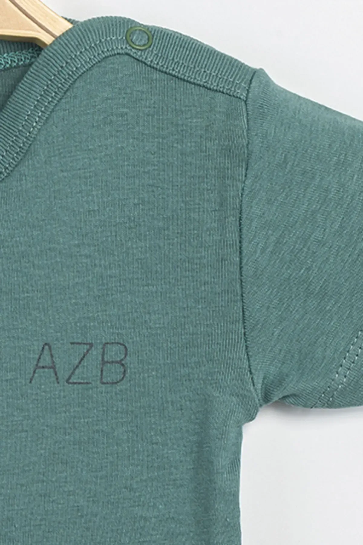 Aziz Bebe Erkek Kız Bebek Çıtçıtlı % 100 Pamuk Body & Zıbın