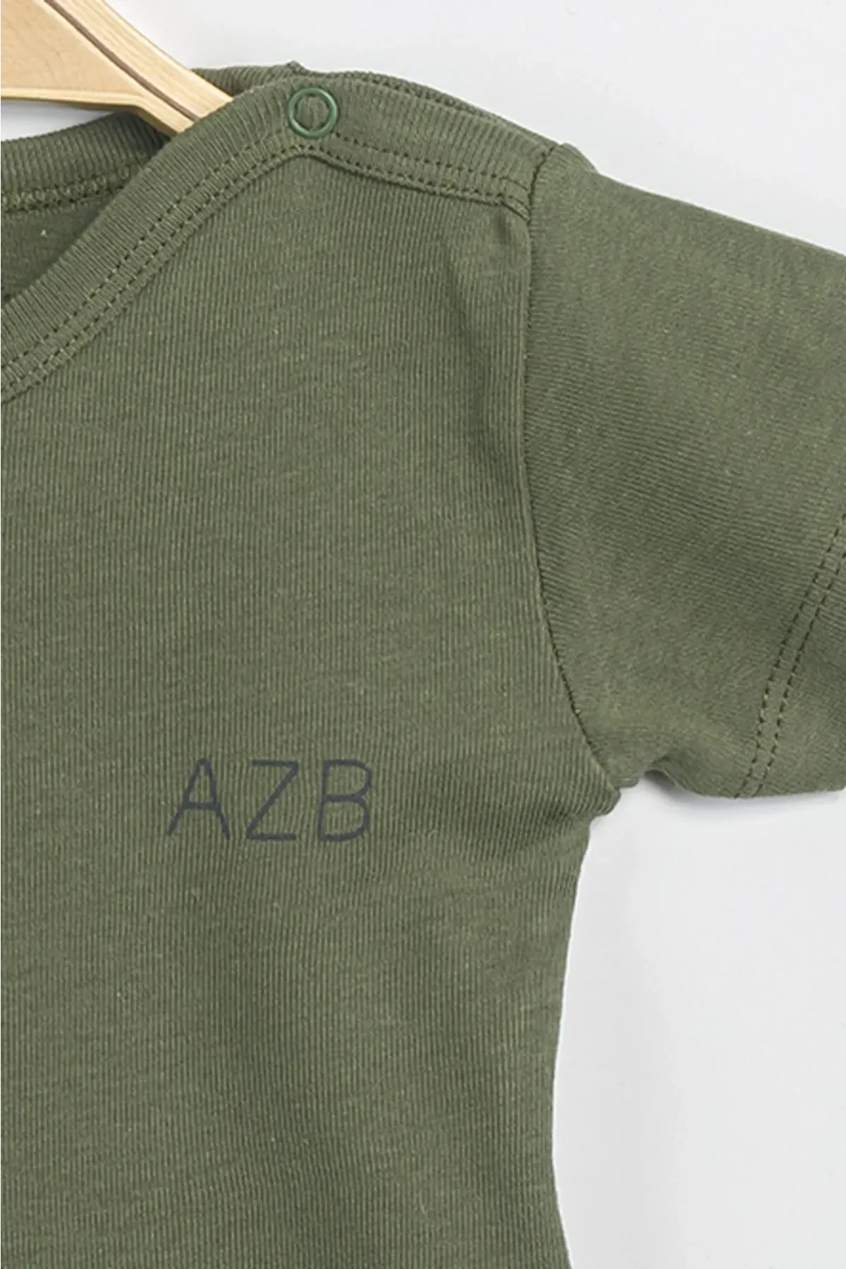 Aziz Bebe Erkek Kız Bebek Çıtçıtlı % 100 Pamuk Body & Zıbın