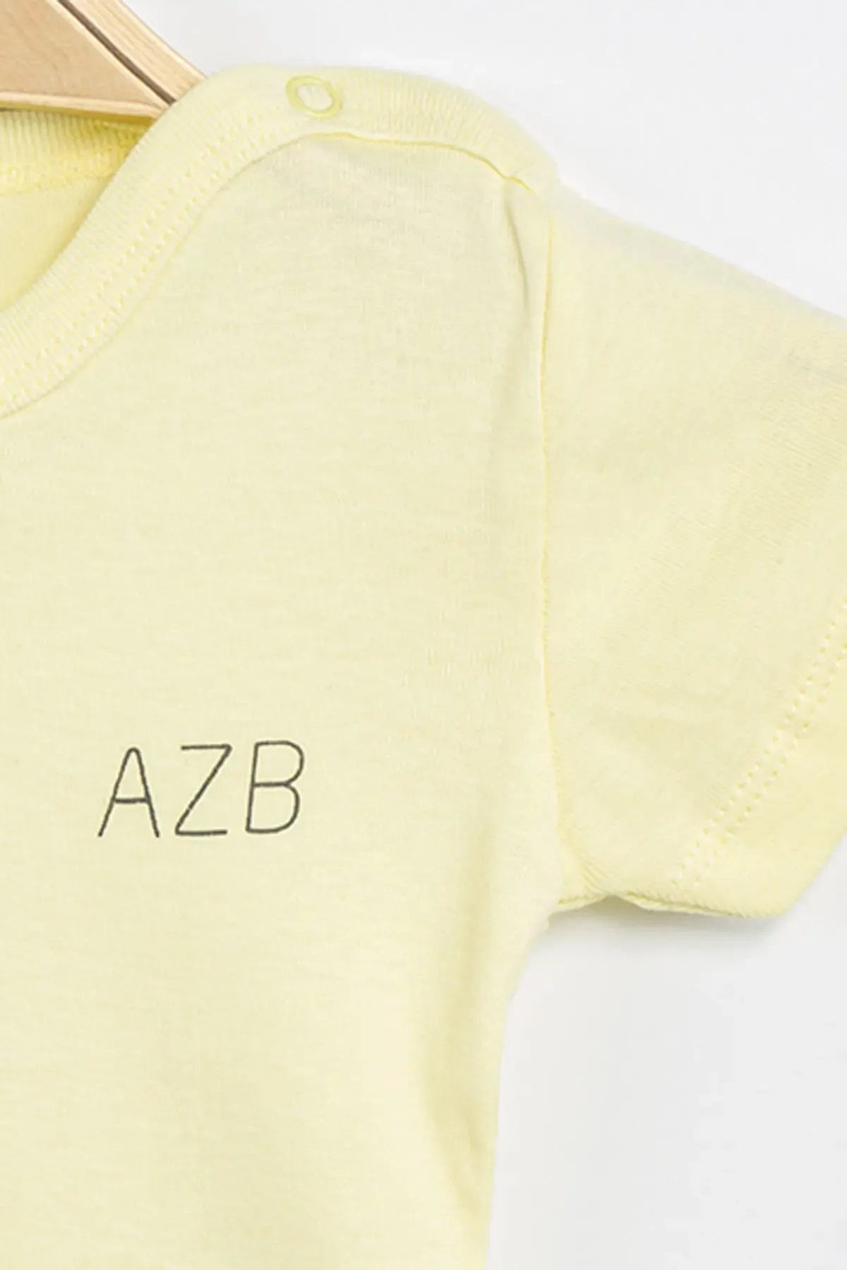 Aziz Bebe Erkek Kız Bebek Çıtçıtlı % 100 Pamuk Body & Zıbın