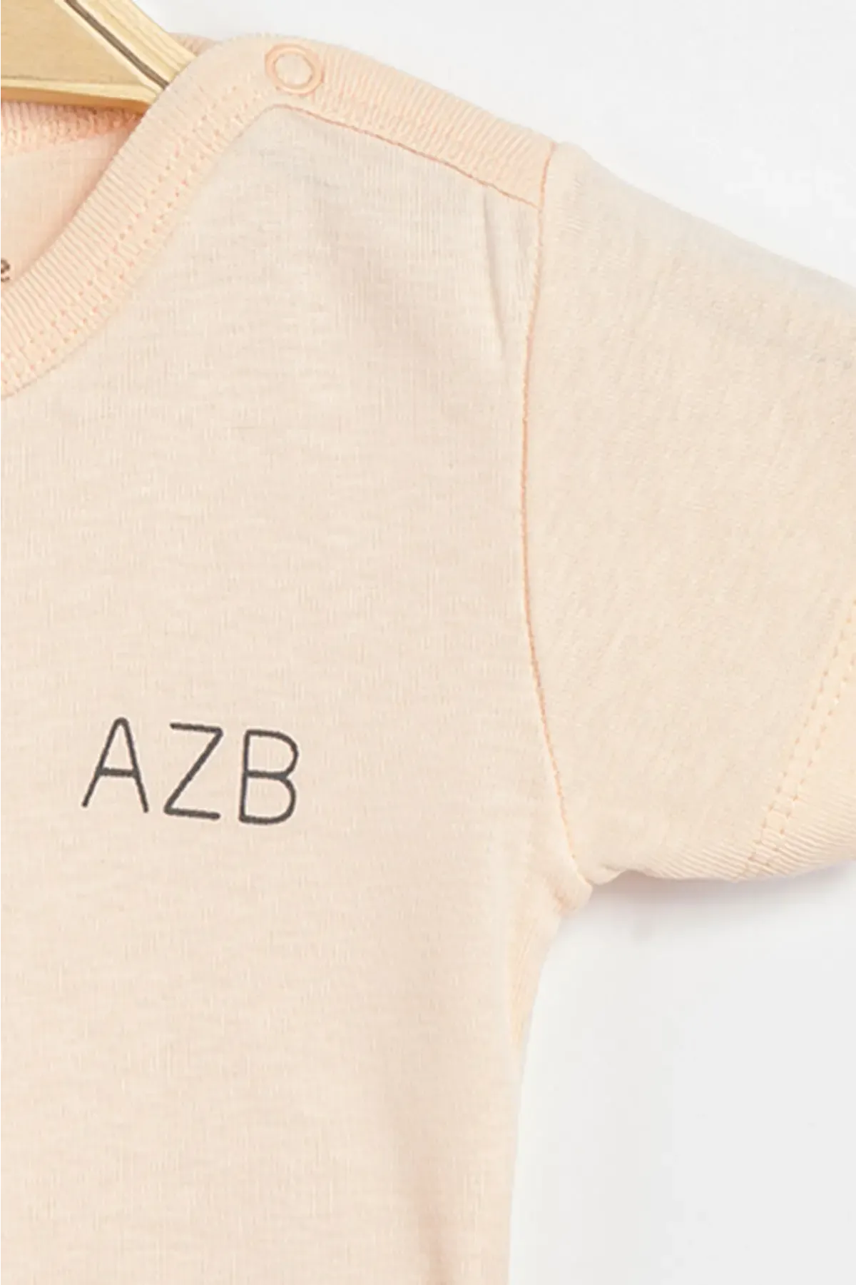 Aziz Bebe Erkek Kız Bebek Çıtçıtlı % 100 Pamuk Body & Zıbın