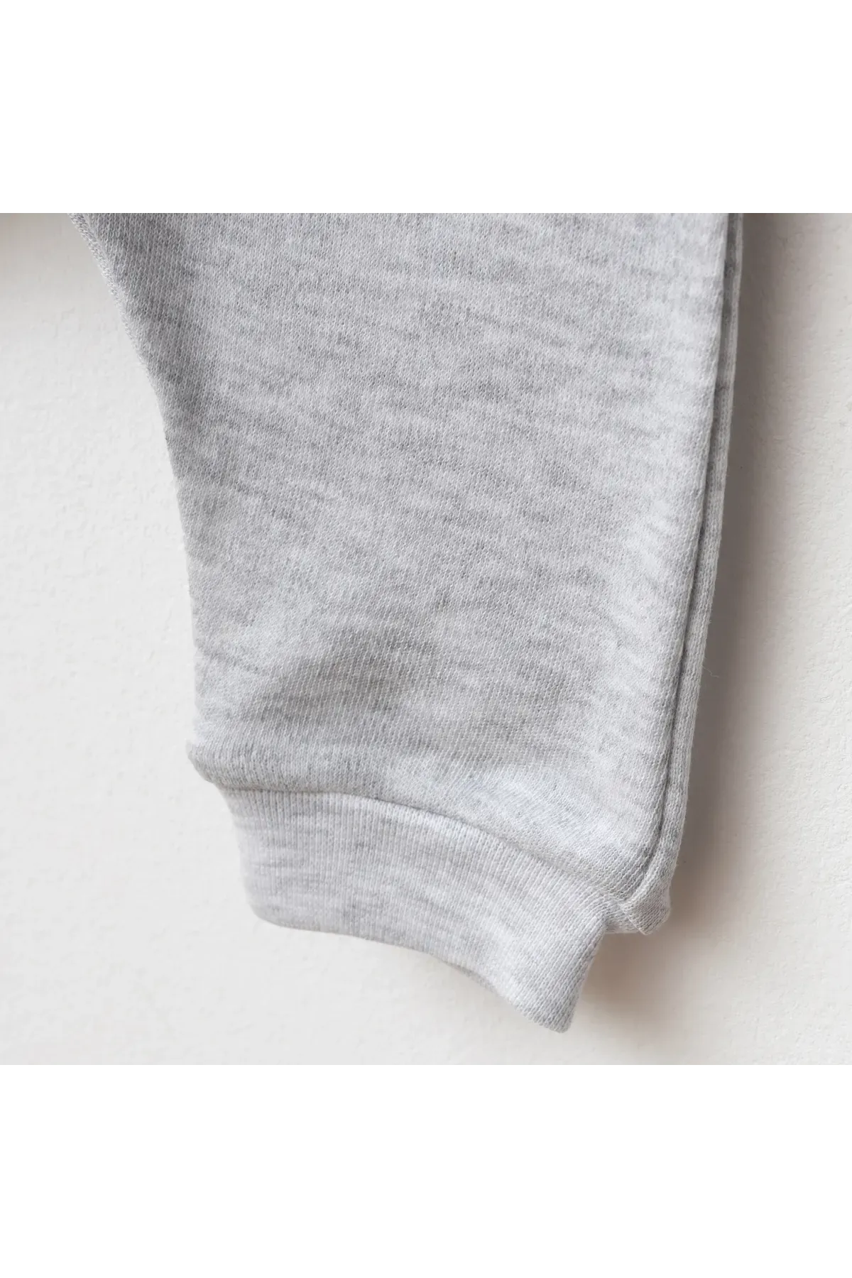 Erkek Bebek Animal Nakışlı % 100 Pamuk Sweatshirt Pantolon 2  li Alt Üst Bebek Takımı 3 Ay-24 Ay