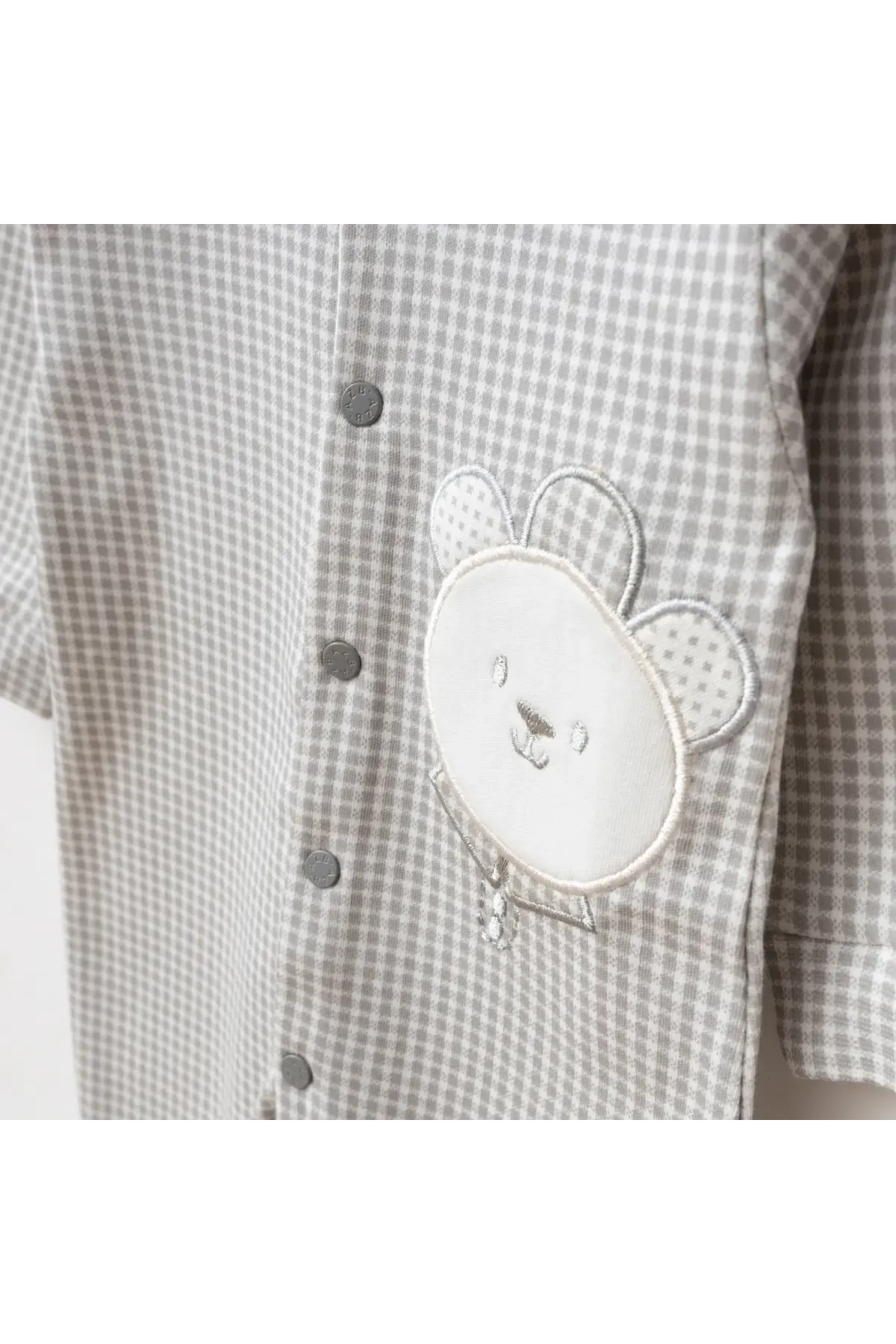 Erkek Bebek Ayı Nakışlı 10  Lu Hastane Çıkış Seti 0 Ay - 3 Ay