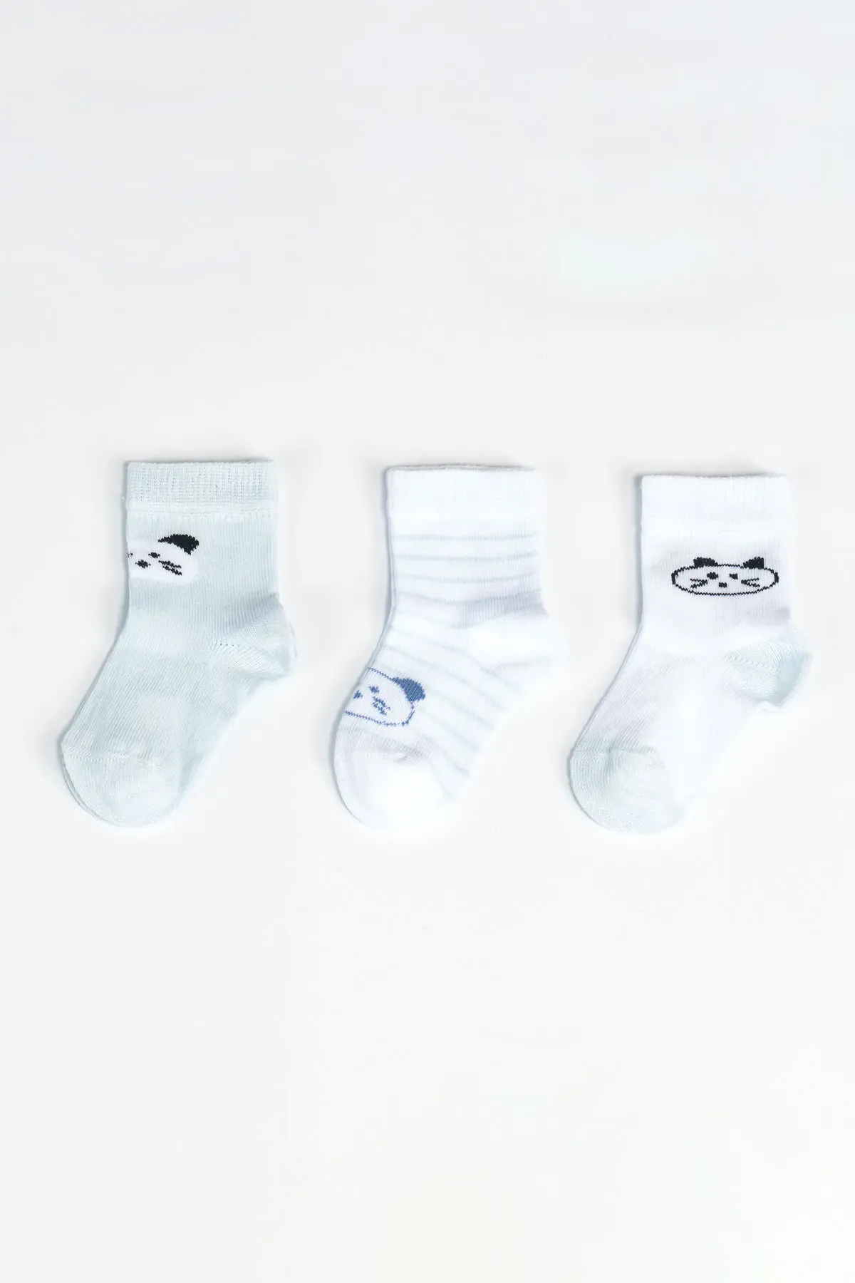 Erkek Bebek Basic Dikişsiz 3  lü Soket Çorap 0 Ay - 36 Ay