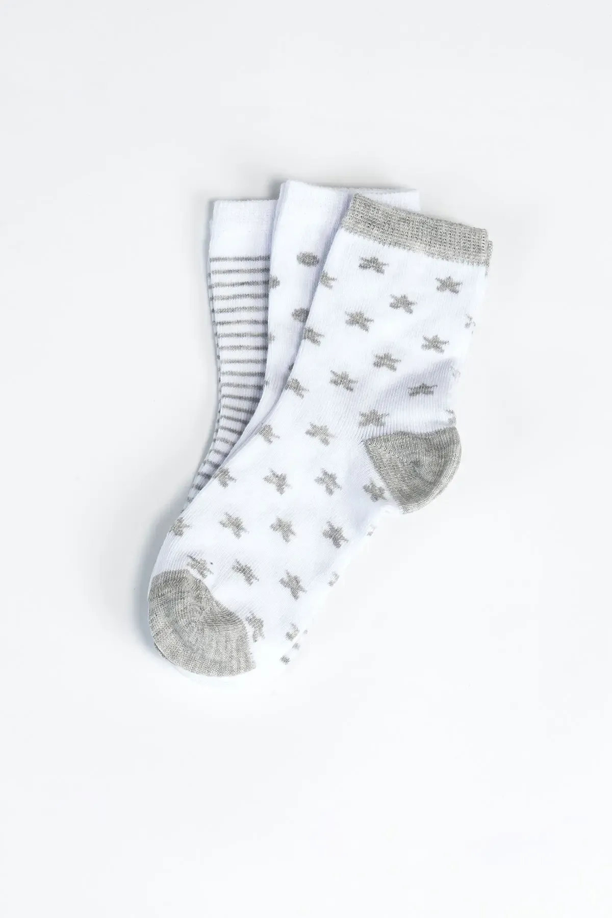 Erkek Çocuk Dikişsiz 3  lü Soket Çorap 3 Yaş - 6 yaş