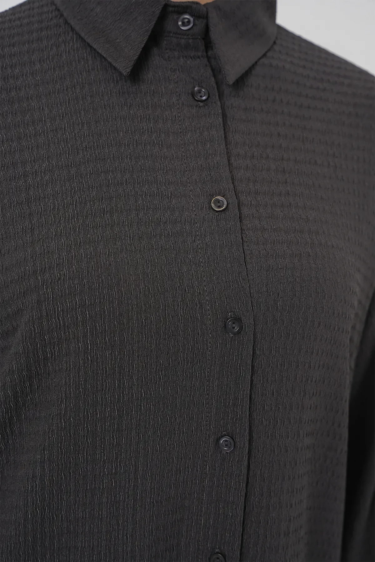 Kadın Örme Tesettür Alt Üst Takım 6711 - Antrasit