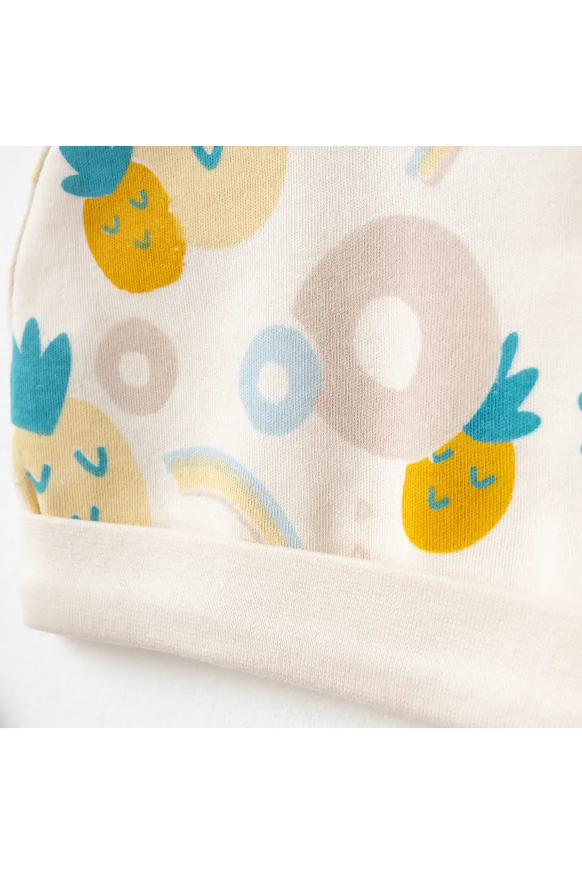 Kız Bebek Ananas Desenli 5  Li Hastane Çıkış Seti 0 Ay - 3 Ay