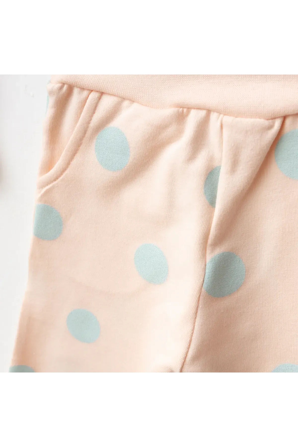 Kız Bebek Animal Desenli % 100 Pamuk Sweatshirt Pantolon 2  li Alt Üst Bebek Takımı 3 Ay-36 Ay