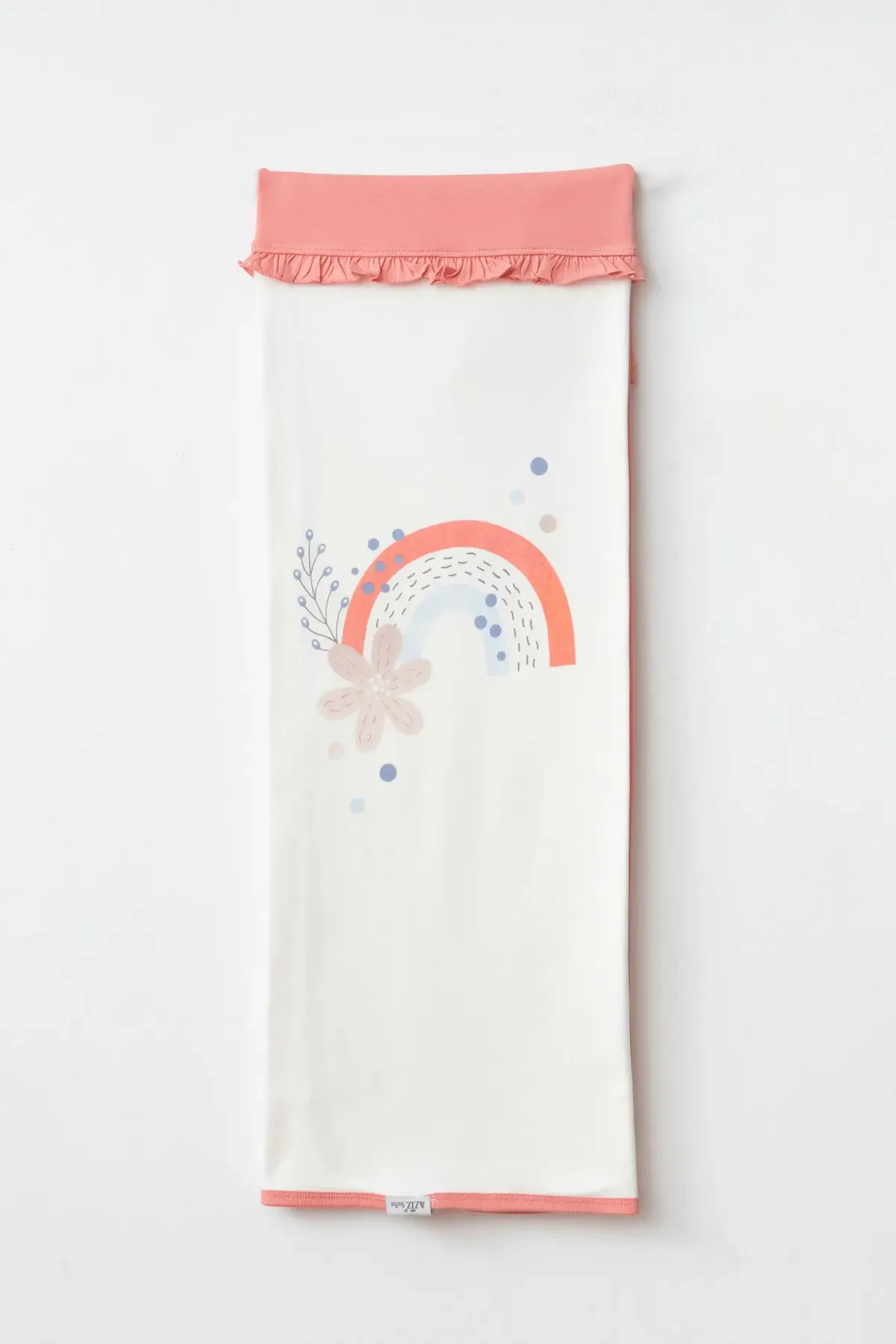 Kız Bebek Çiçek Desenli Bebek Battaniyesi 80 Cm * 90 Cm