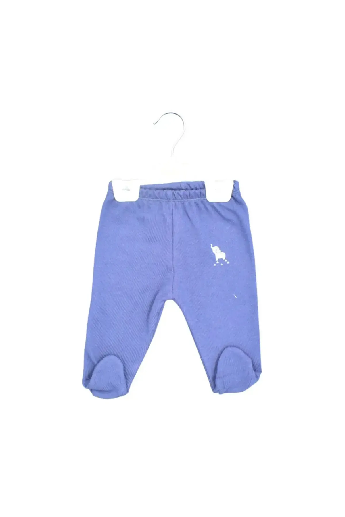 Unisex Fil Desenli Beli Lastikli Patikli Bebek Pantolonu 0 Ay - 12 Ay