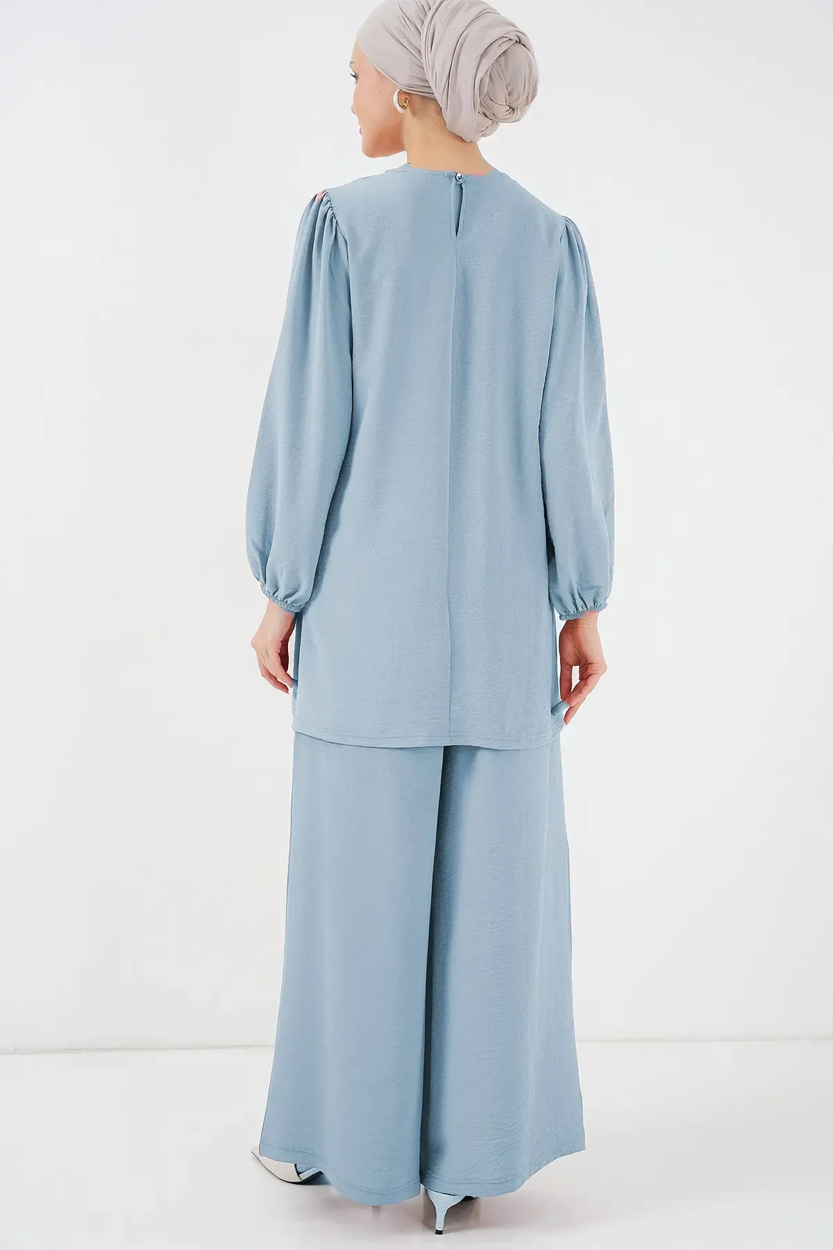 Ayrobin Tunik Pantolon Alt Üst Takım 6712 - Açık Mavi
