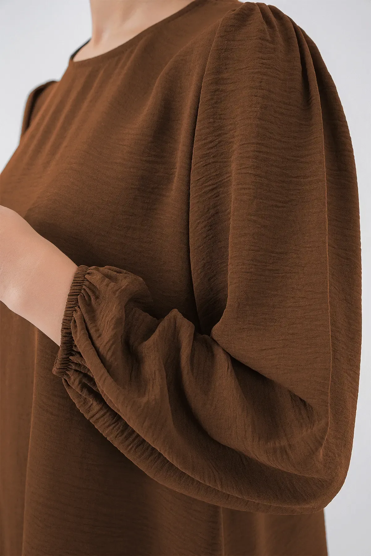 Ayrobin Tunik Pantolon Alt Üst Takım 6712 - Kahverengi