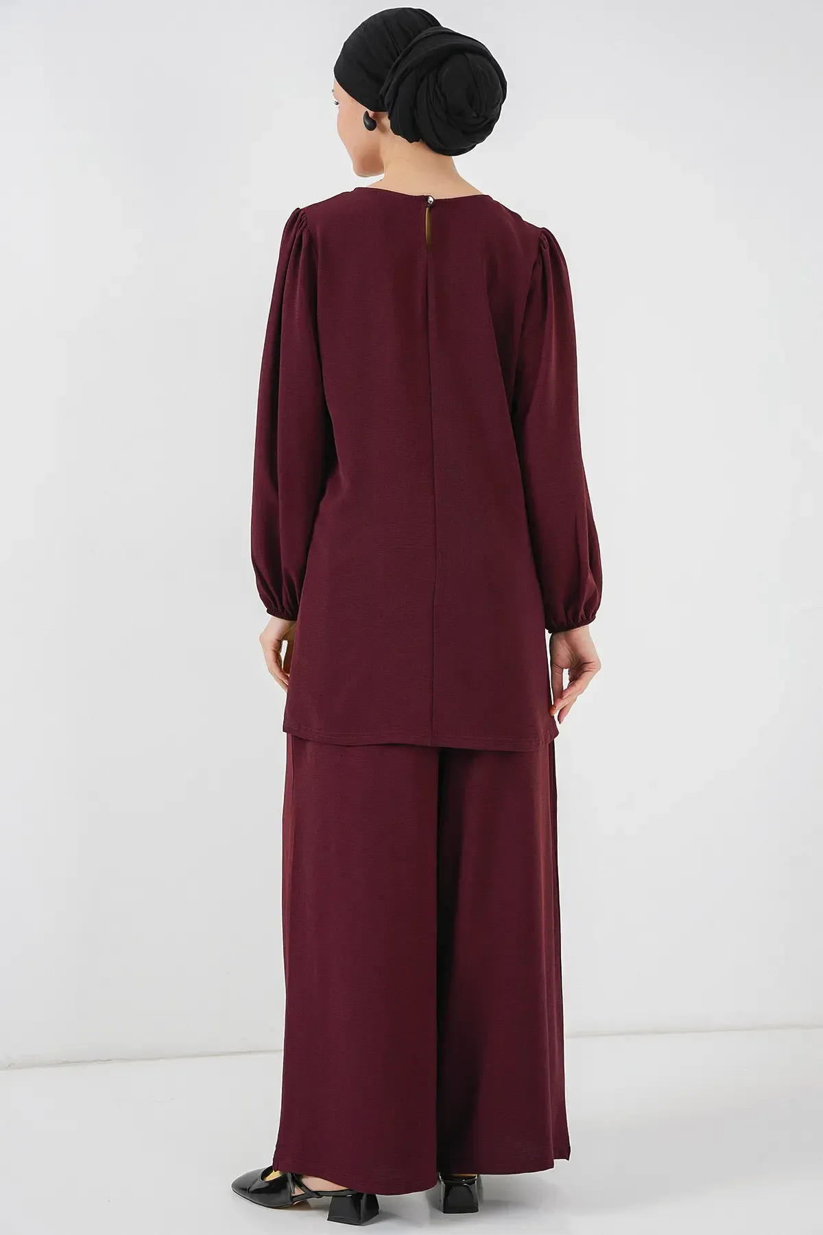 Ayrobin Tunik Pantolon Alt Üst Takım 6712 - Y.Bordo