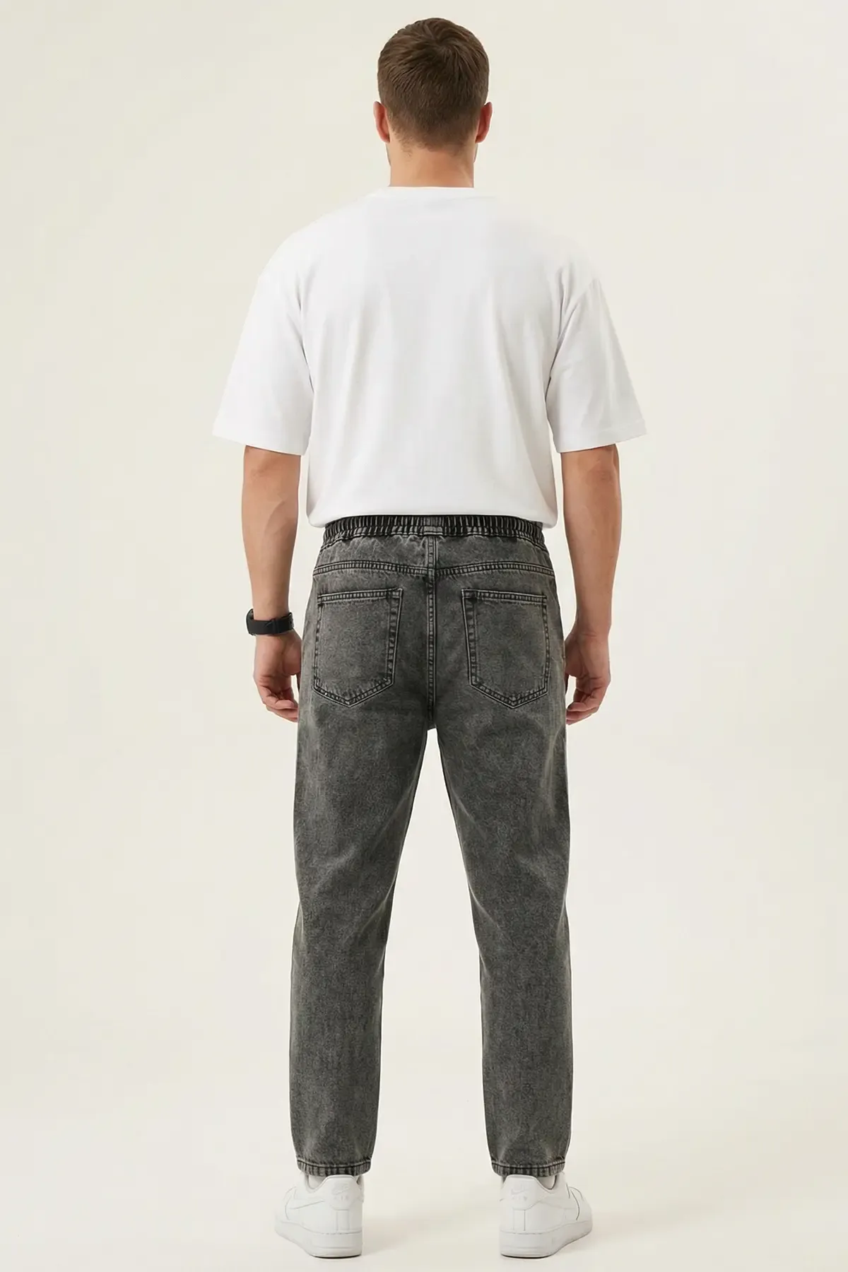 Erkek Rahat Kesim Baggy Jean Pantolon 30076 - Antrasit