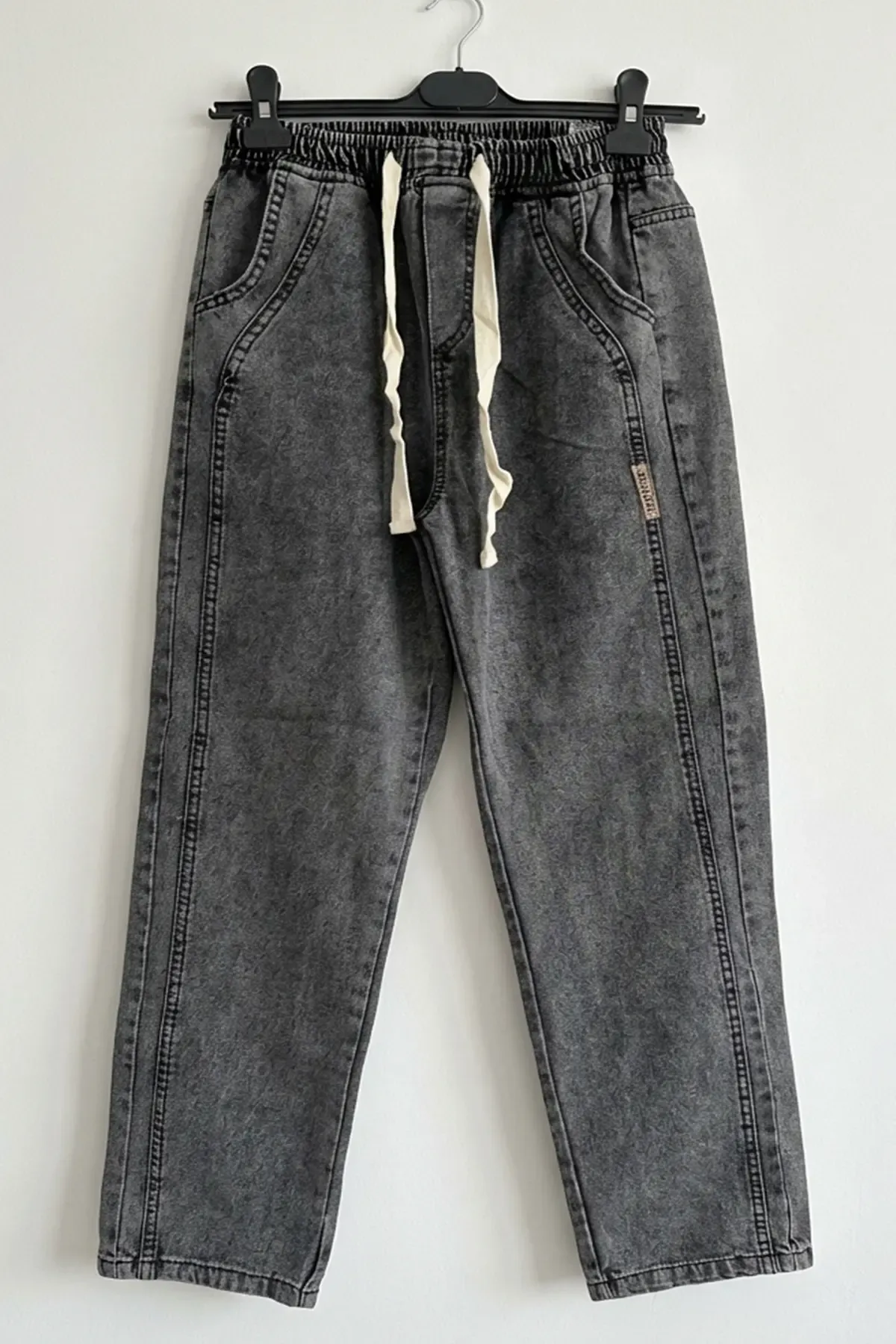 Erkek Rahat Kesim Baggy Jean Pantolon 30076 - Antrasit