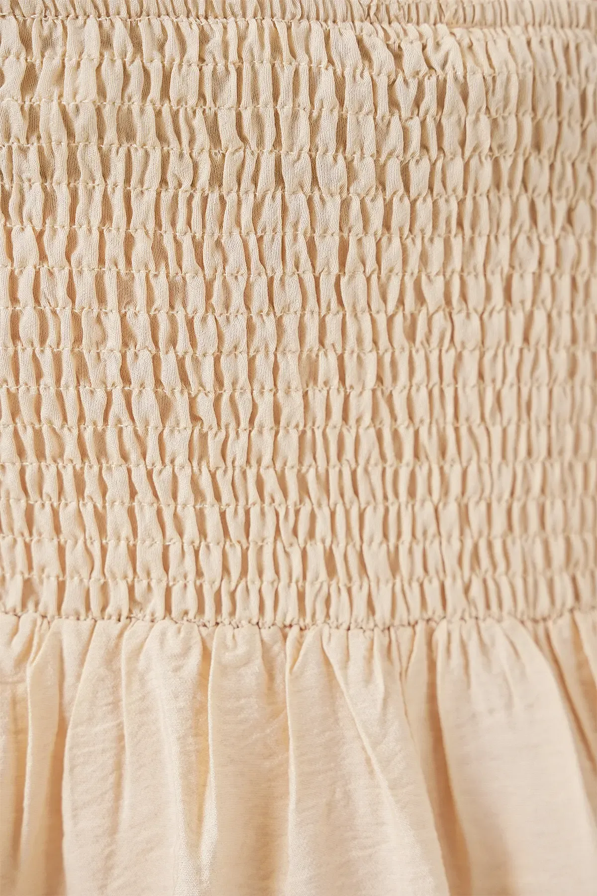 Kadın Askılı Ayrobin Elbise 2565 - Krem