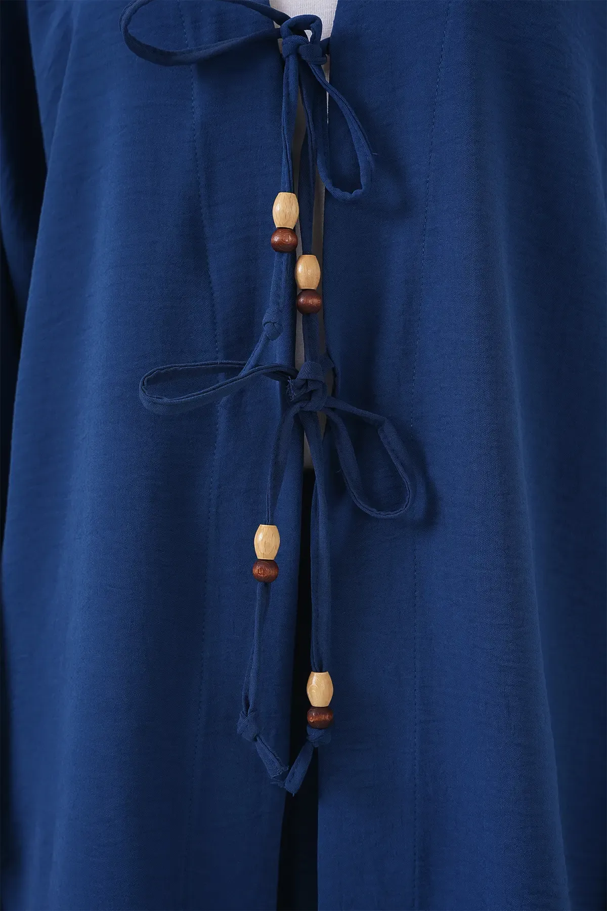 Kadın Ayrobin Kimono Pantolon İkili Takım 6739 - İndigo