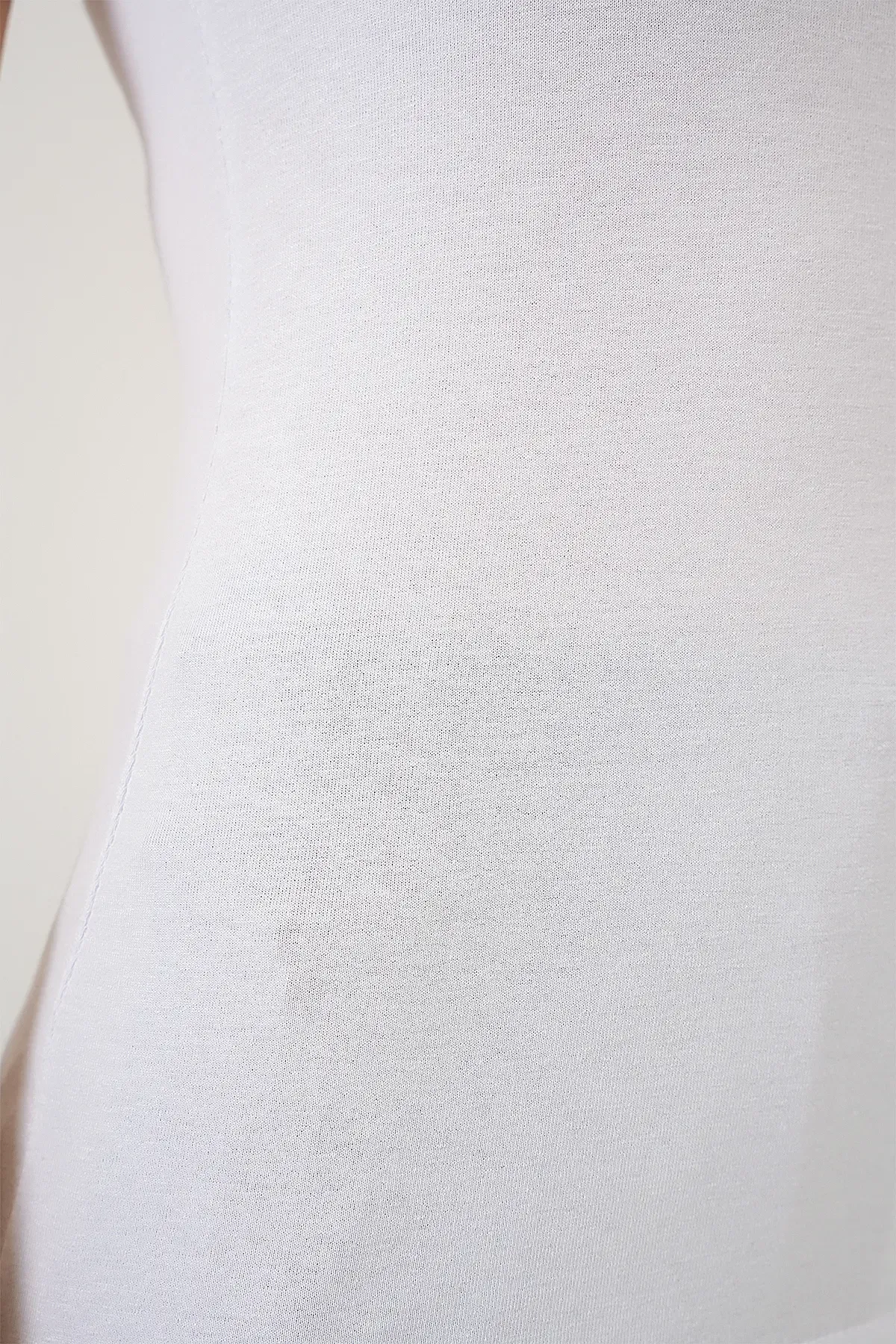 Kadın Kolsuz Body 4347 - Beyaz