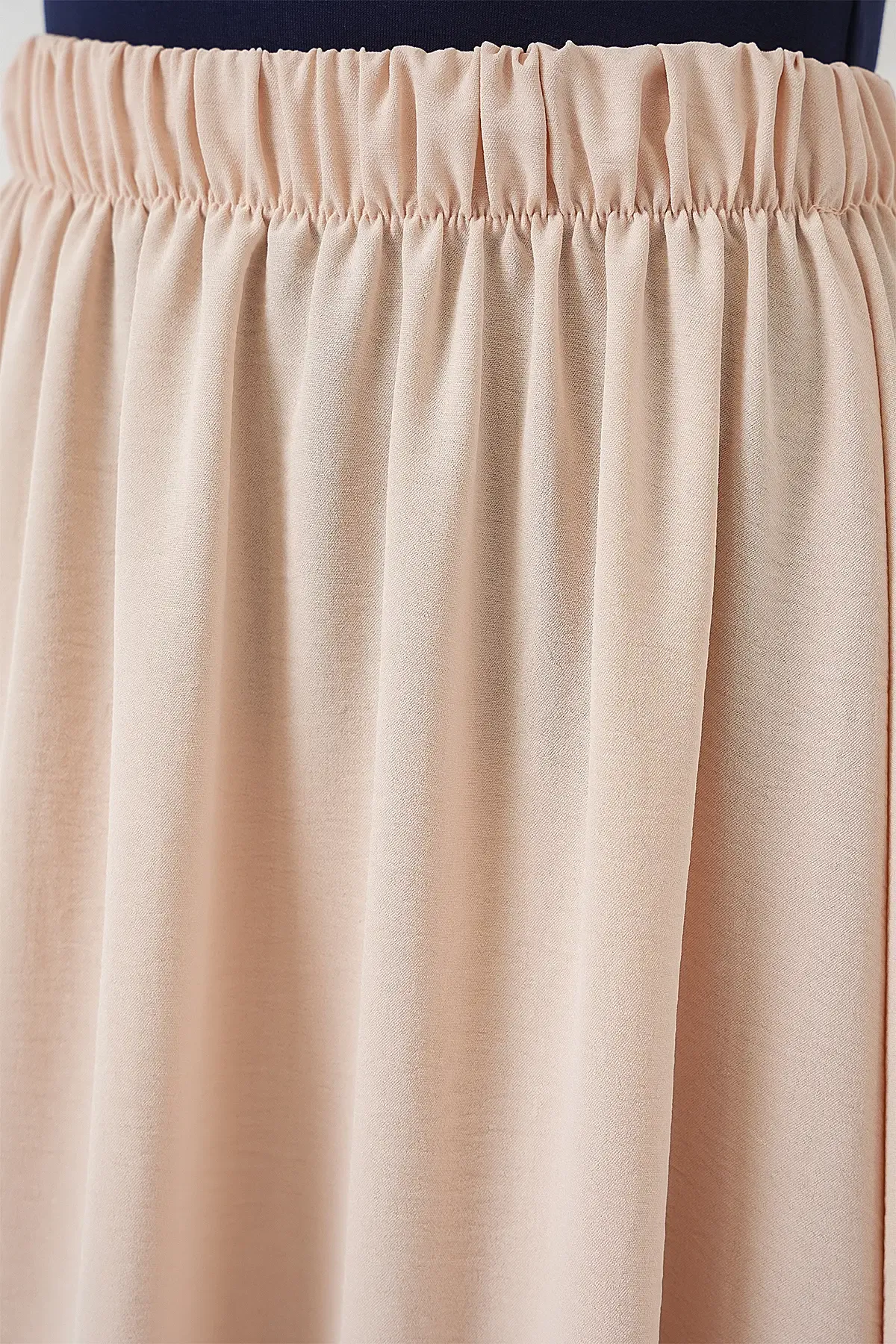 Kadın Uzun Ayrobin Etek 8050 - Bej