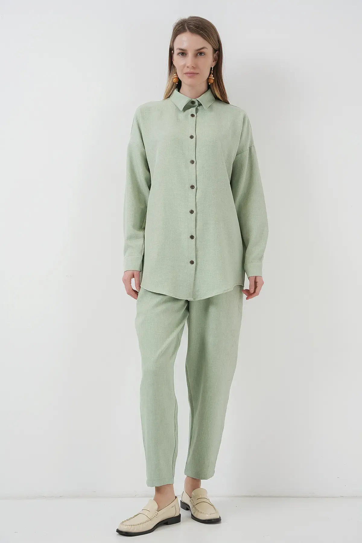 6622 Keten İkili Takım - Mint