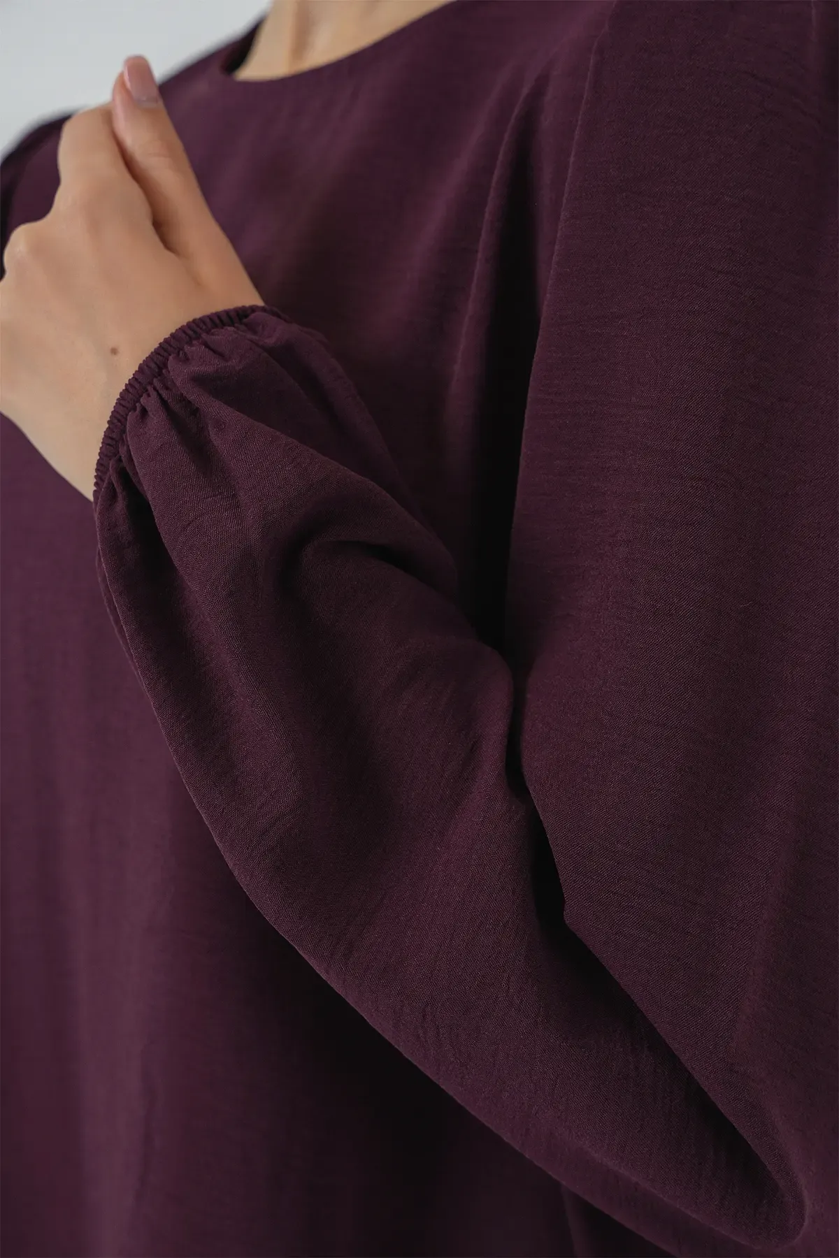 Ayrobin Tunik Pantolon Alt Üst Takım 6712 - Mürdüm