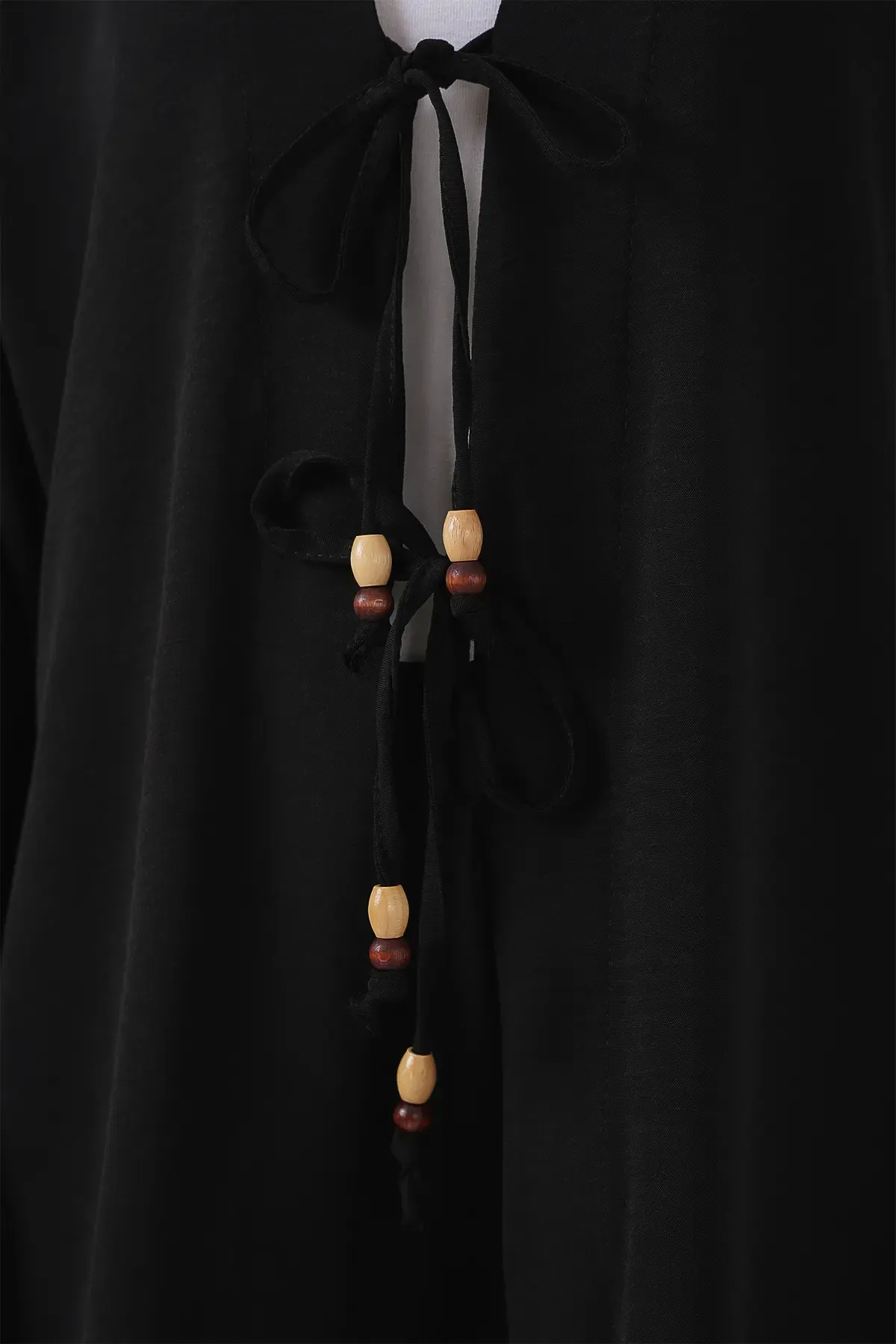 Kadın Ayrobin Kimono Pantolon İkili Takım 6739 - Siyah