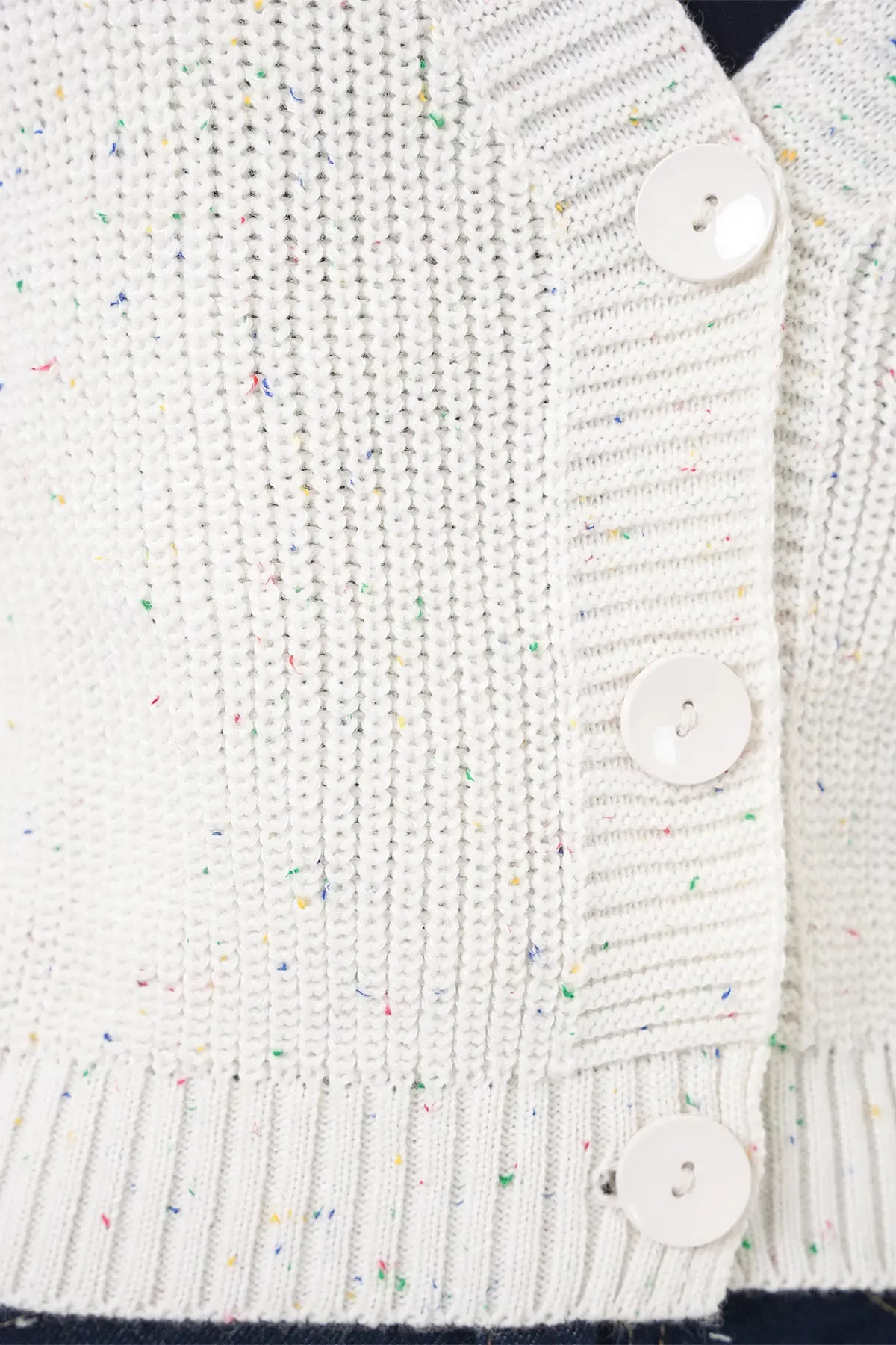 Kadın Crop Triko Hırka 15955 - Ekru