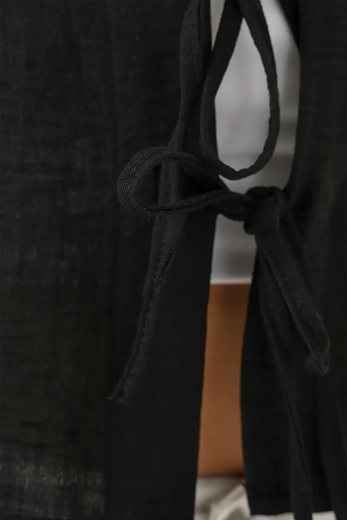 Kadın Kısa Kol Crop Bluz 958 - Siyah