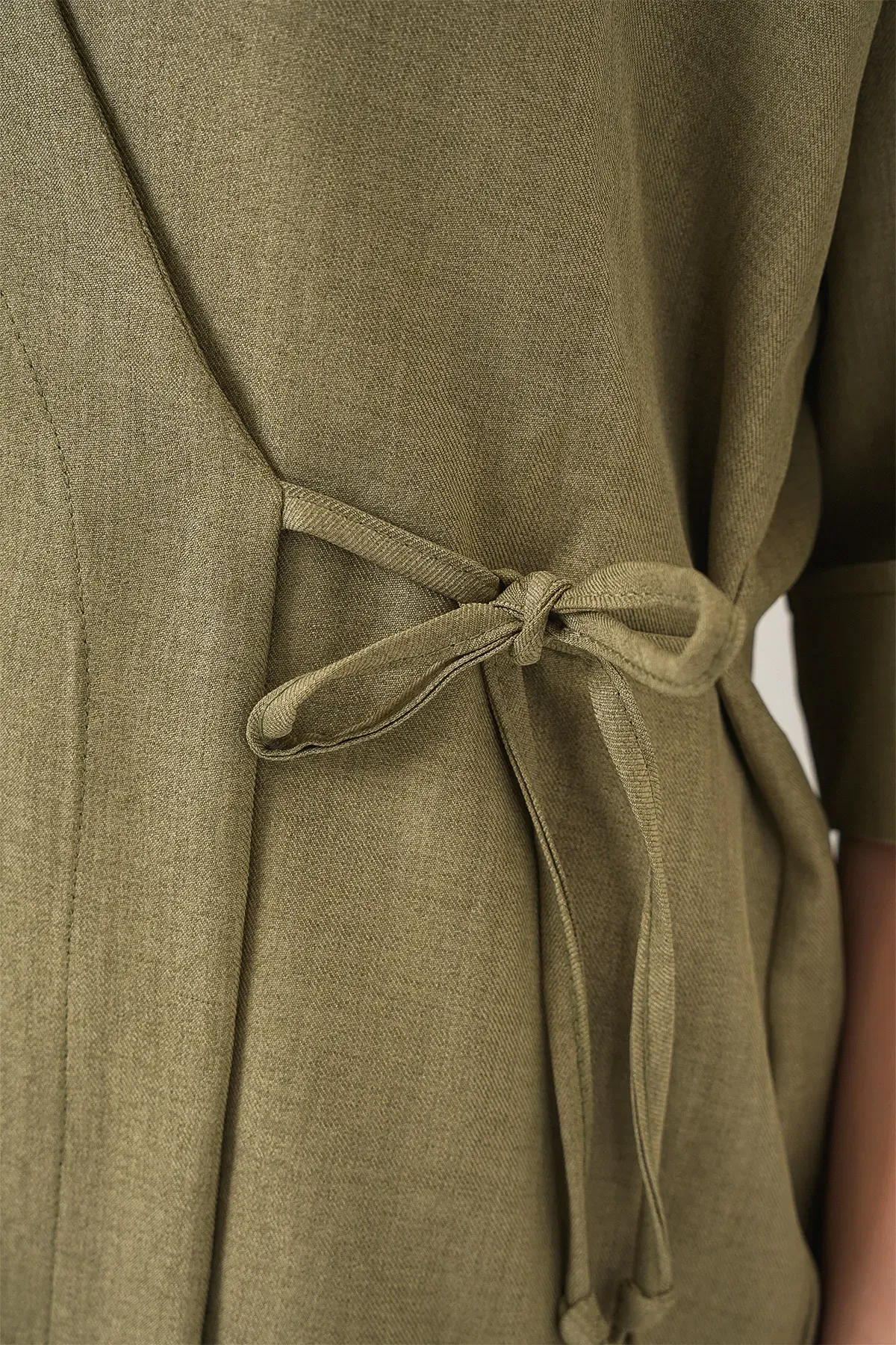 Kadın Önü Bağlamalı Alt Üst Takım 6745 - Çağla