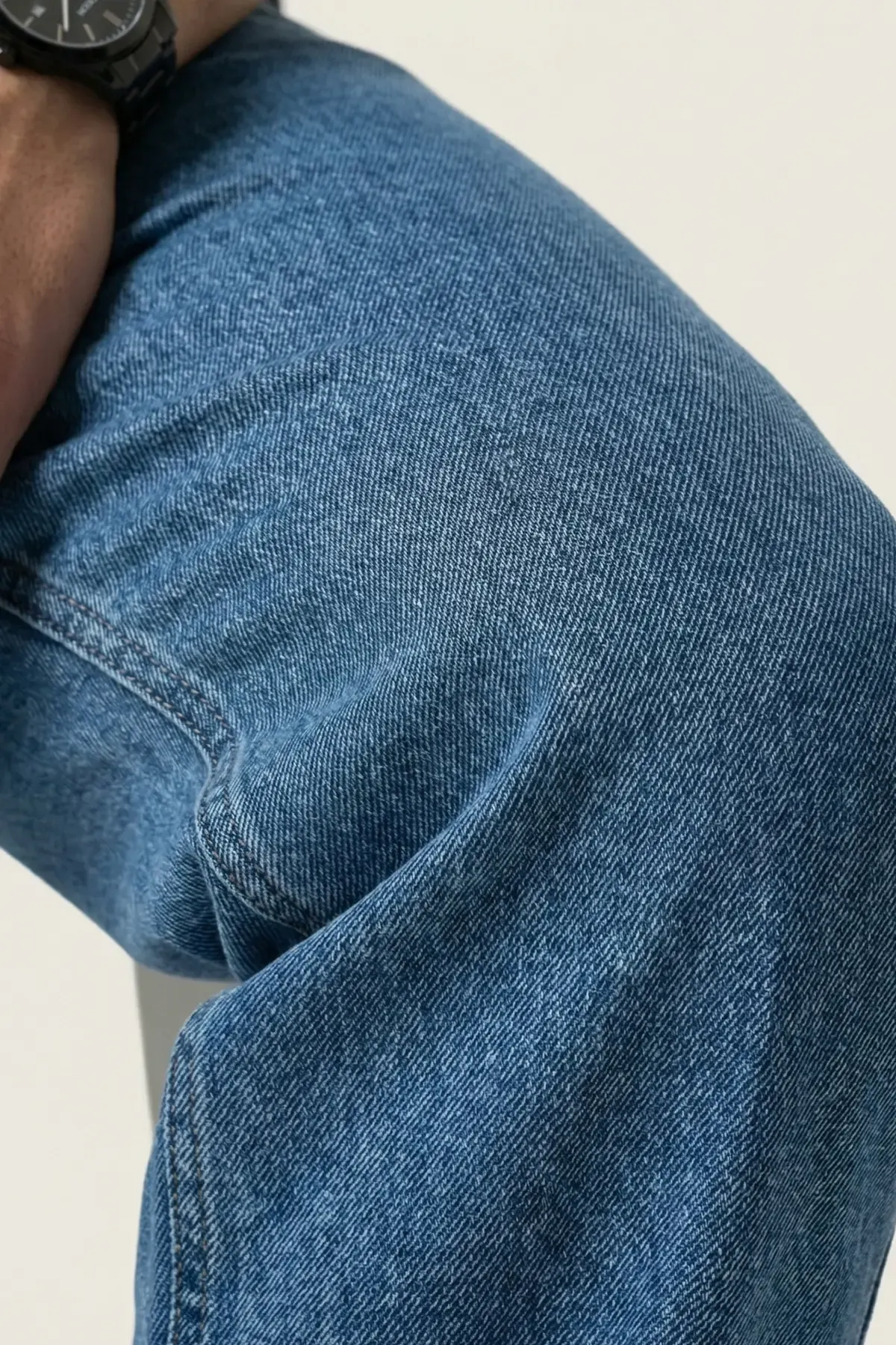 Erkek Rahat Kesim Baggy Jean Pantolon 30073 - Lacivert