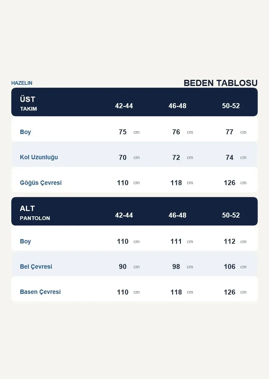 Kadın Lacivert Büyük Beden Kruvaze Yaka Şifon Kollu Gold Düğme Detaylı İkili Takım HZL26S-TRV15081