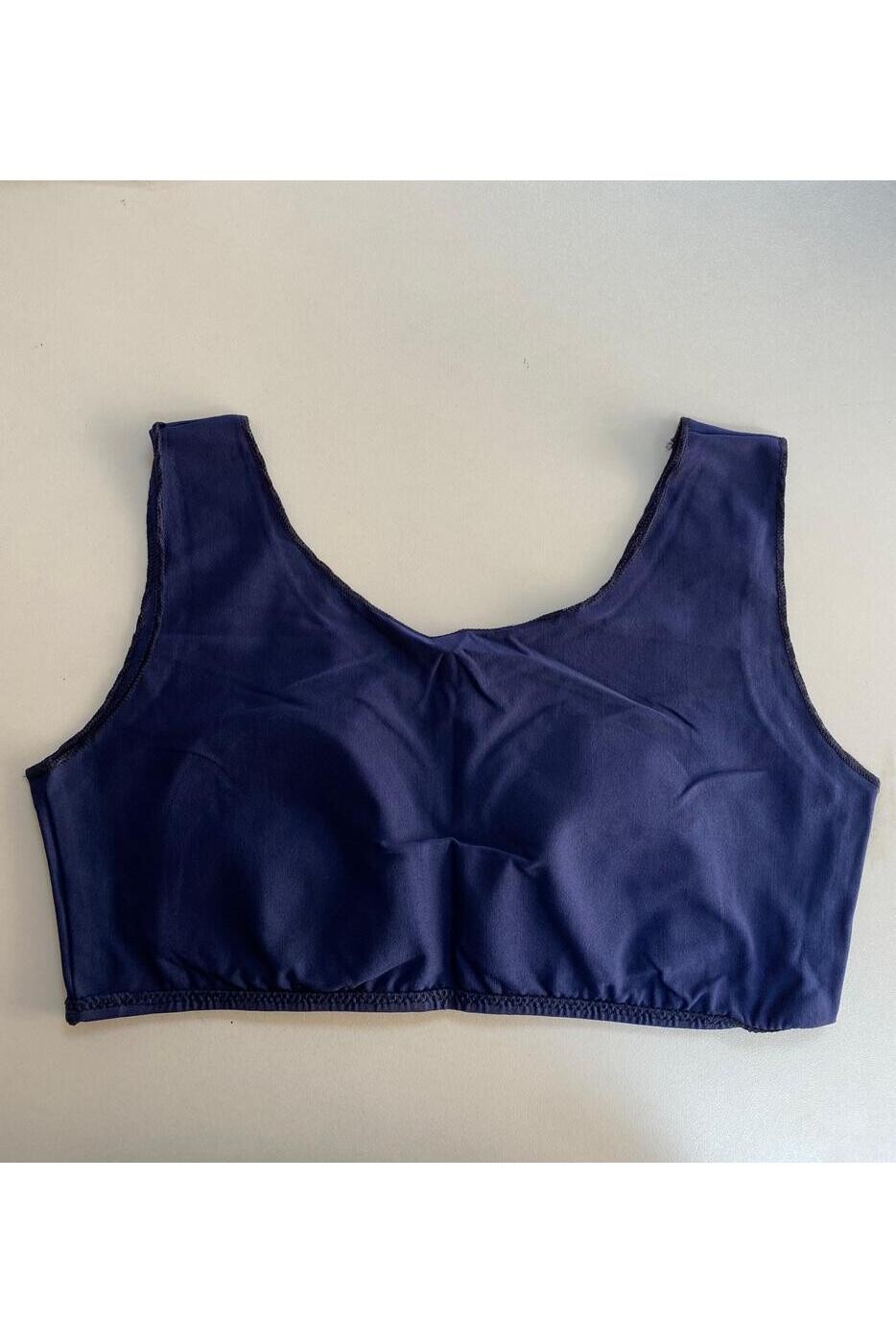 Kadın Lacivert Tasarım Dokuma Uzun Kollu Büstiyerli  Tam Tesettür Mayo HZL22S-AR15301