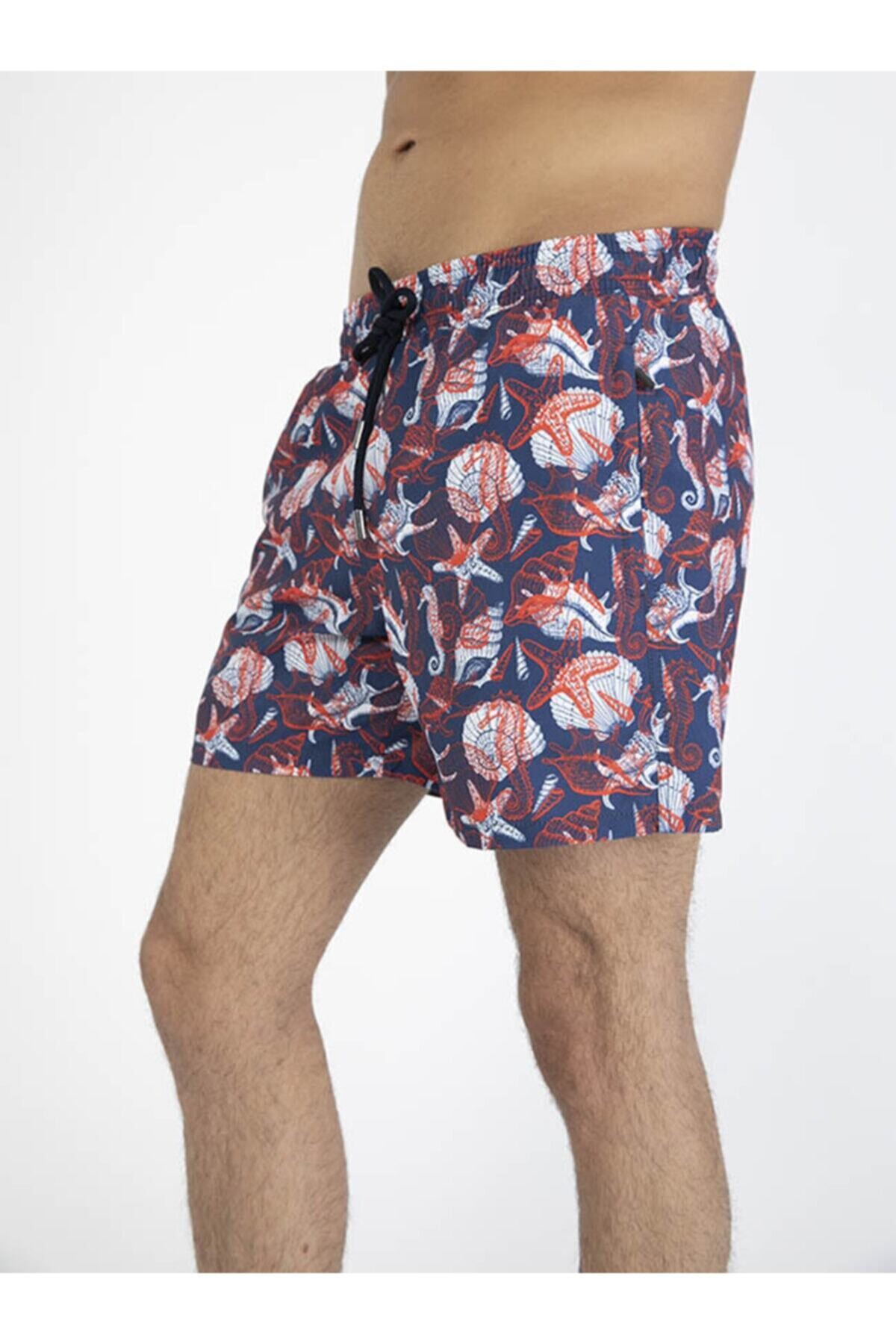 Baskılı Deniz Şort
