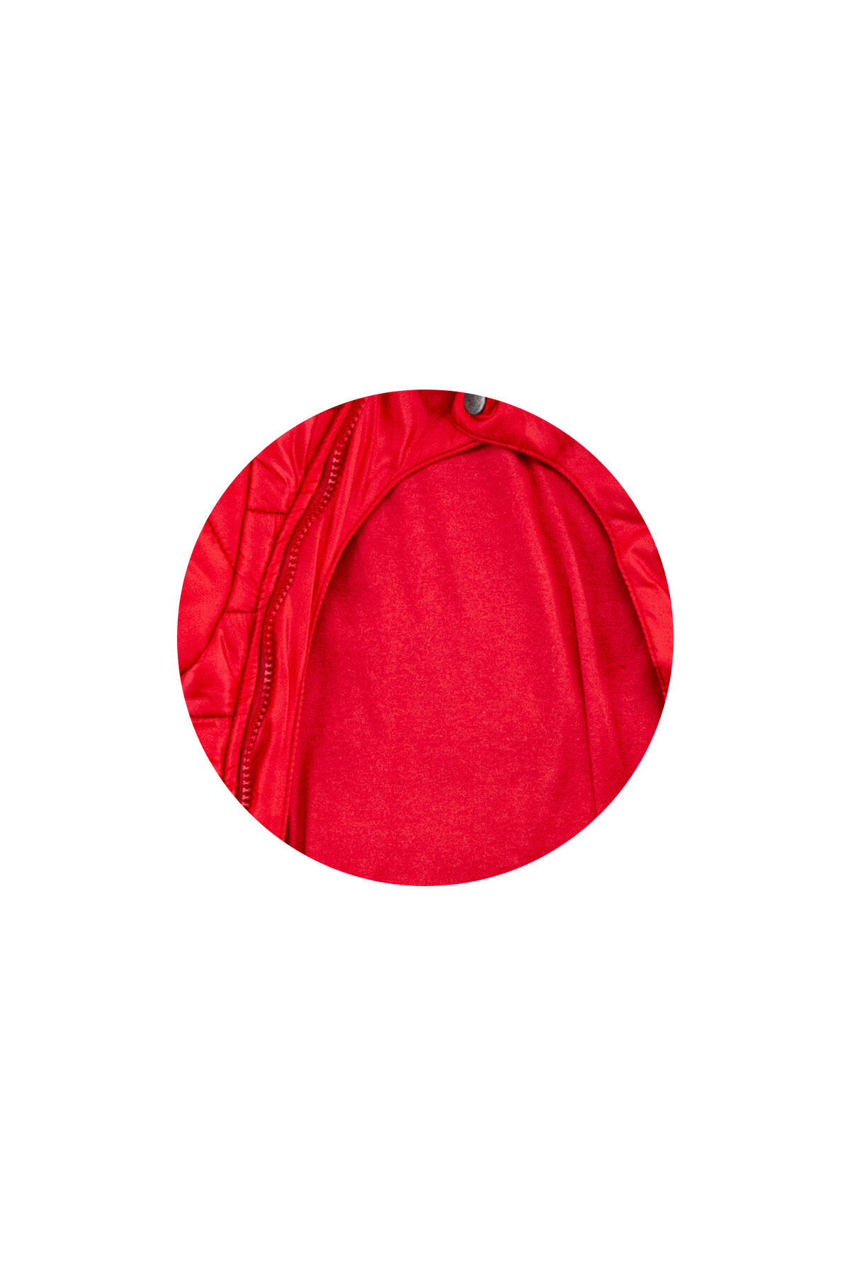 Bebek Kozmonot Tulum 9-24 Ay Kışlık Şişme Astarlı Kapüşonlu Kırmızı Astronot HZL22W-M21306