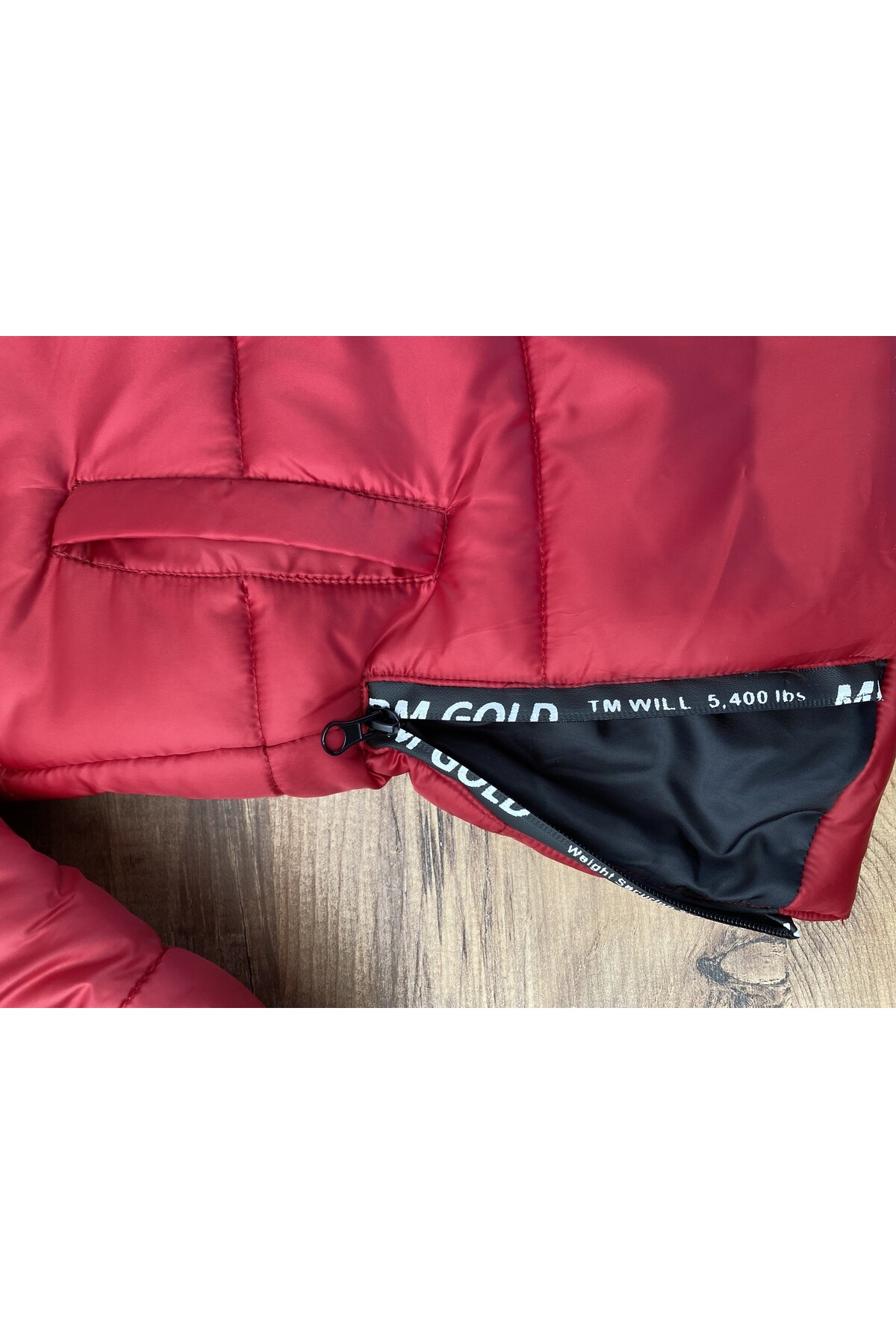 Çocuk Kaban 2-13 Yaş Kışlık Şişme Astarlı Kapüşonlu Kırmızı Mont HZL22W-M20851