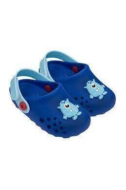 HAZEL Rider  Lunar Baby Unisex Bebek Plaj Terliği Önü Kapalı Cırt Cırtlı Yumuşak Konforlu