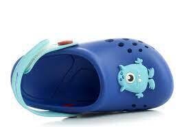 HAZEL Rider  Lunar Baby Unisex Bebek Plaj Terliği Önü Kapalı Cırt Cırtlı Yumuşak Konforlu