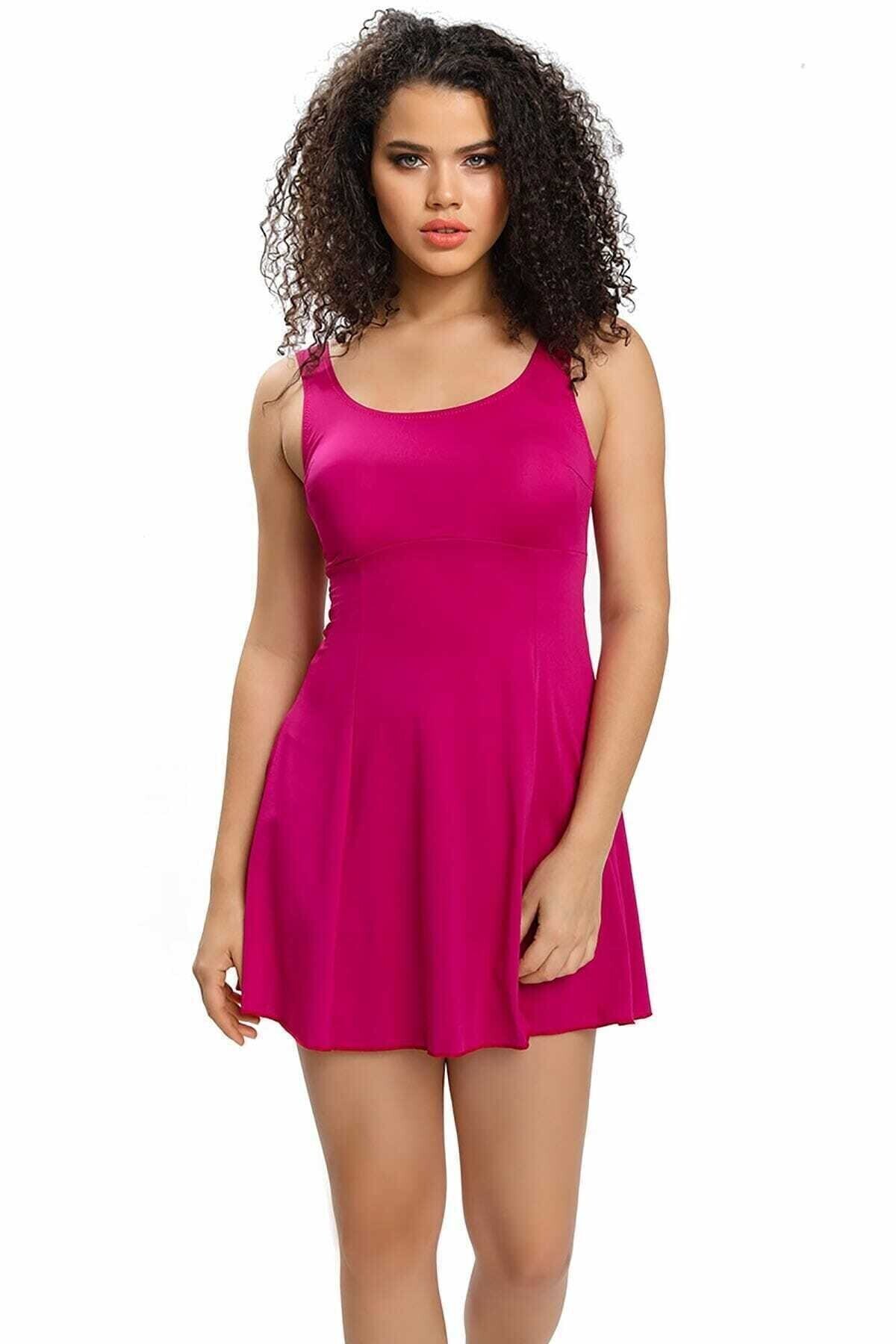 Kadın Kolsuz Elbise Mayo Armss9003-01