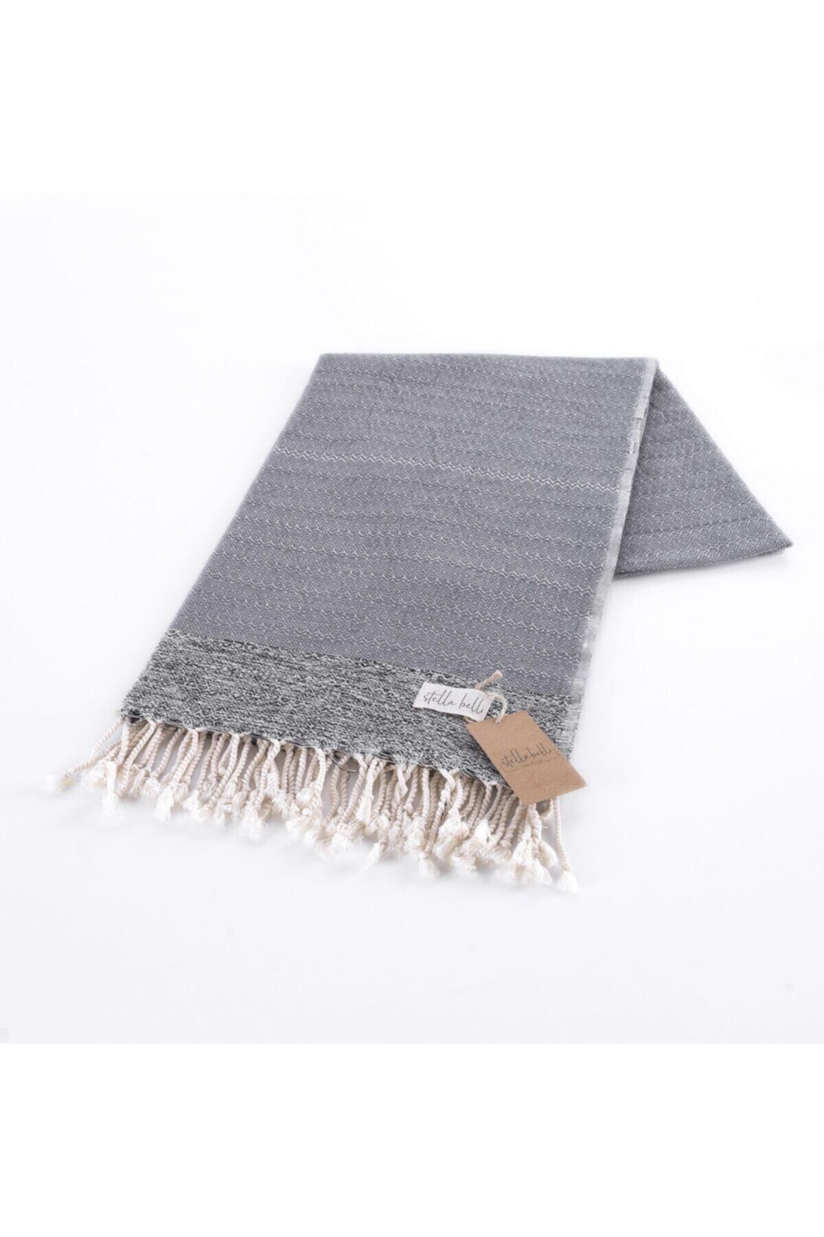 Peştemal El Dokuması Demre Desen Füme Renk